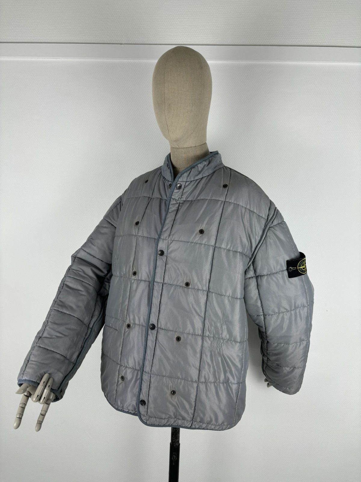 Massimo Osti STONE ISLAND Italy Army Dutch Rope Bomber Liner Coat Jacket Size US XL / EU 56 / 4 - 7 Thumbnail