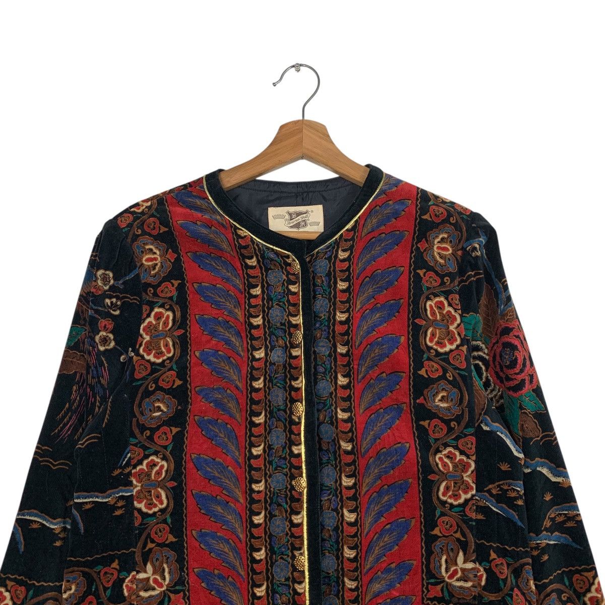Japanese Brand SAXTON HALL Japan Bohemian Oriental Style Jacket #1820-C22 Size M / US 6-8 / IT 42-44 - 2 Thumbnail