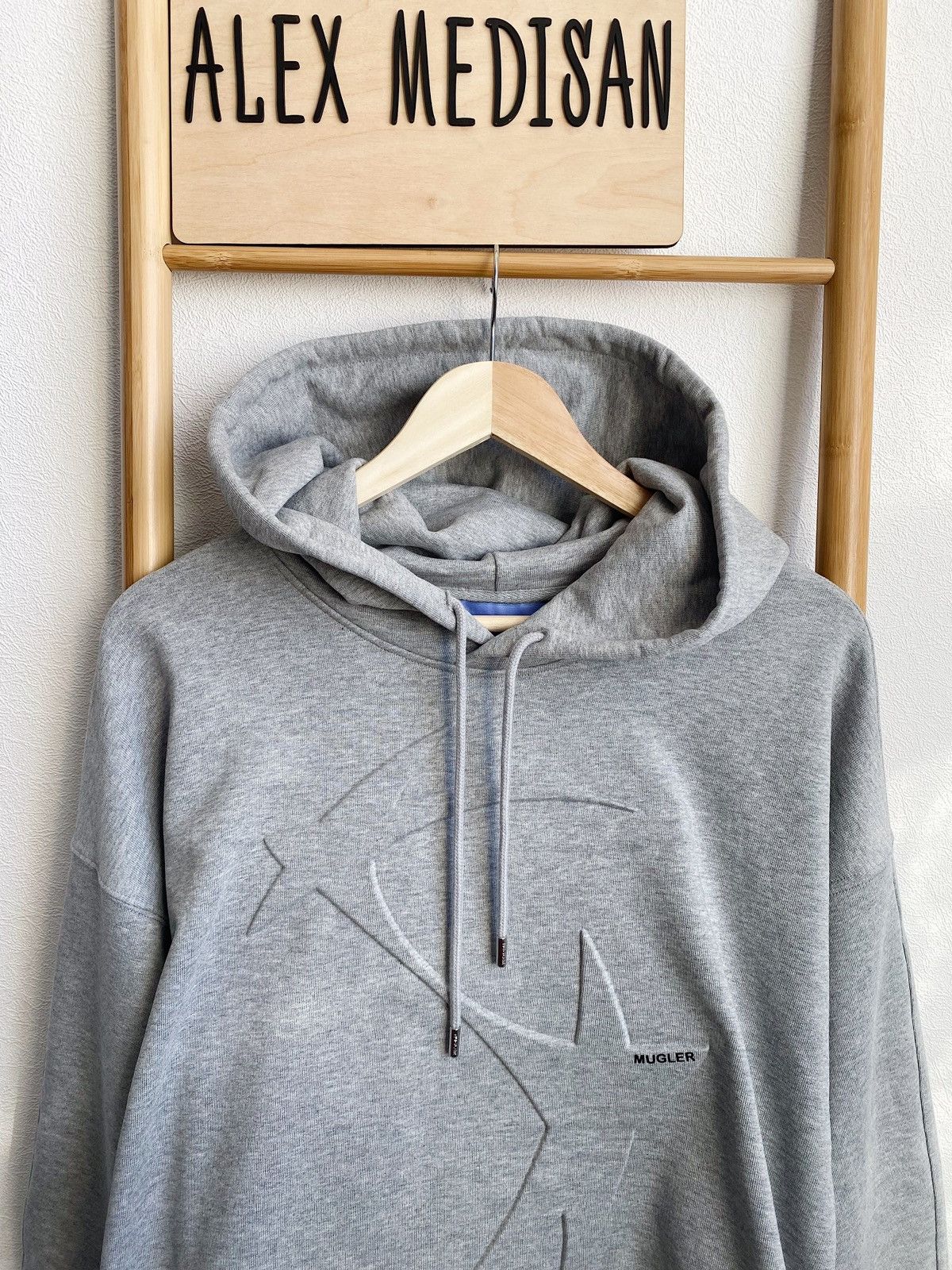 Mugler Mugler x H&M Star Motif Hoodie Size L Size US L / EU 52-54 / 3 - 8 Thumbnail