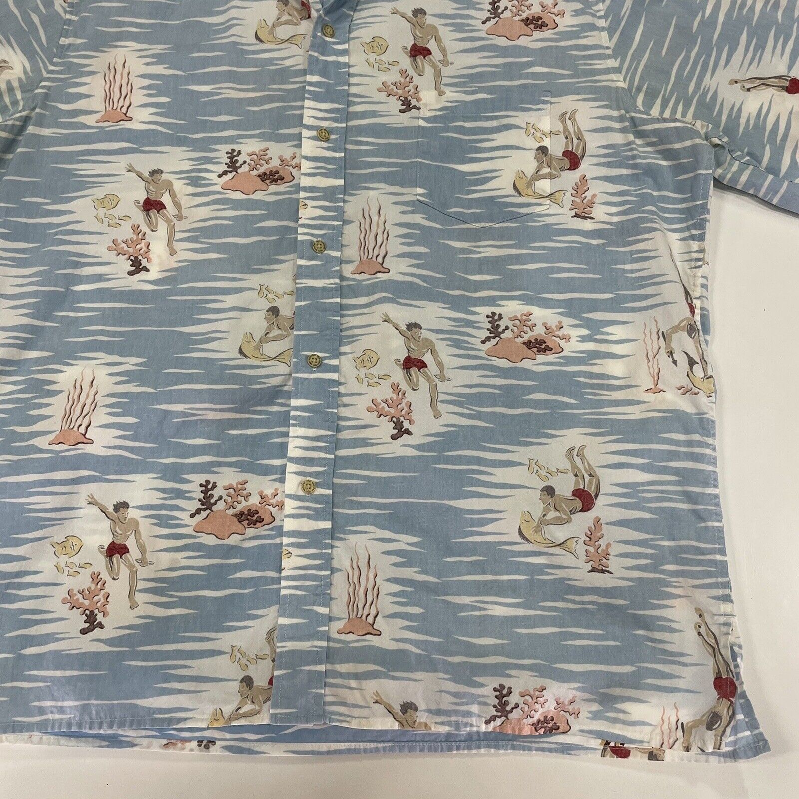 Reyn Spooner VTG Reyn Spooner Men’s Free Dive Spear Fishing Reef Shirt XL Size US XL / EU 56 / 4 - 3 Thumbnail