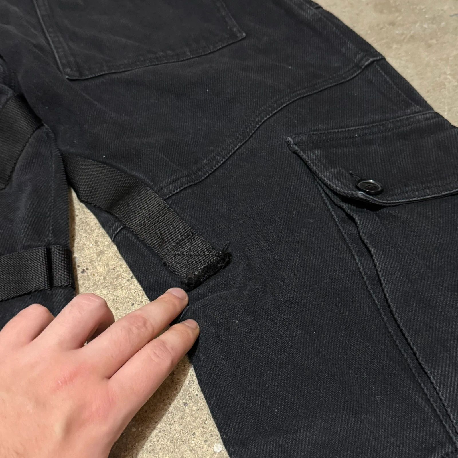 Dolce & Gabbana F/W 2003 Dolce Gabbana bondage cargo pants Size US 27 - 12 Thumbnail