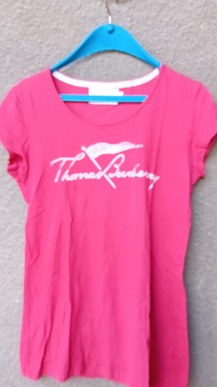 Burberry Thomas Burberry Womans t-shirt Spellout Big Logo sz S Size S / US 4 / IT 40 - 4 Thumbnail