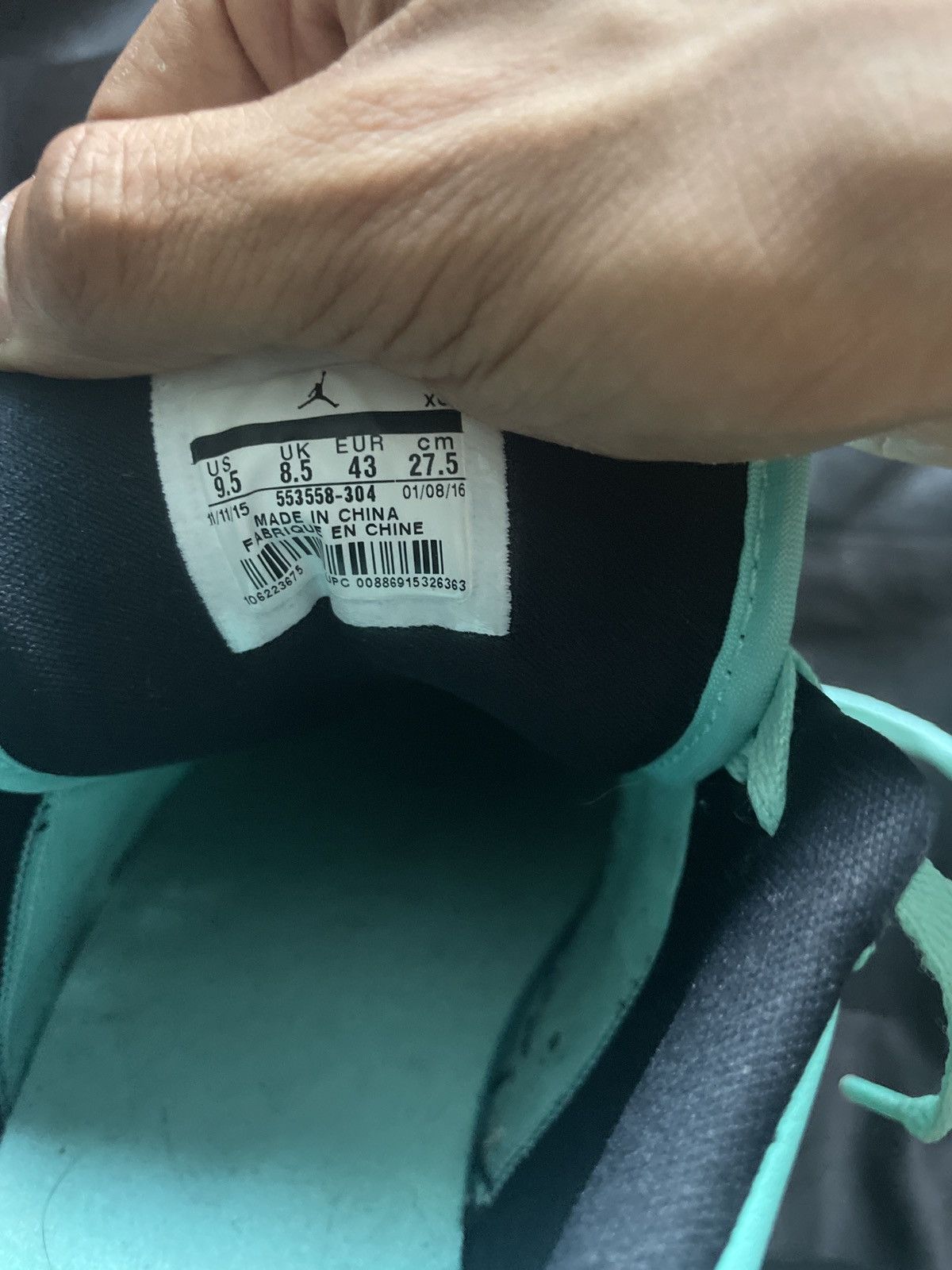 Jordan Brand Jordan 1 Low ‘Hyper Turquoise’ Size US 9.5 / EU 42-43 - 6 Thumbnail