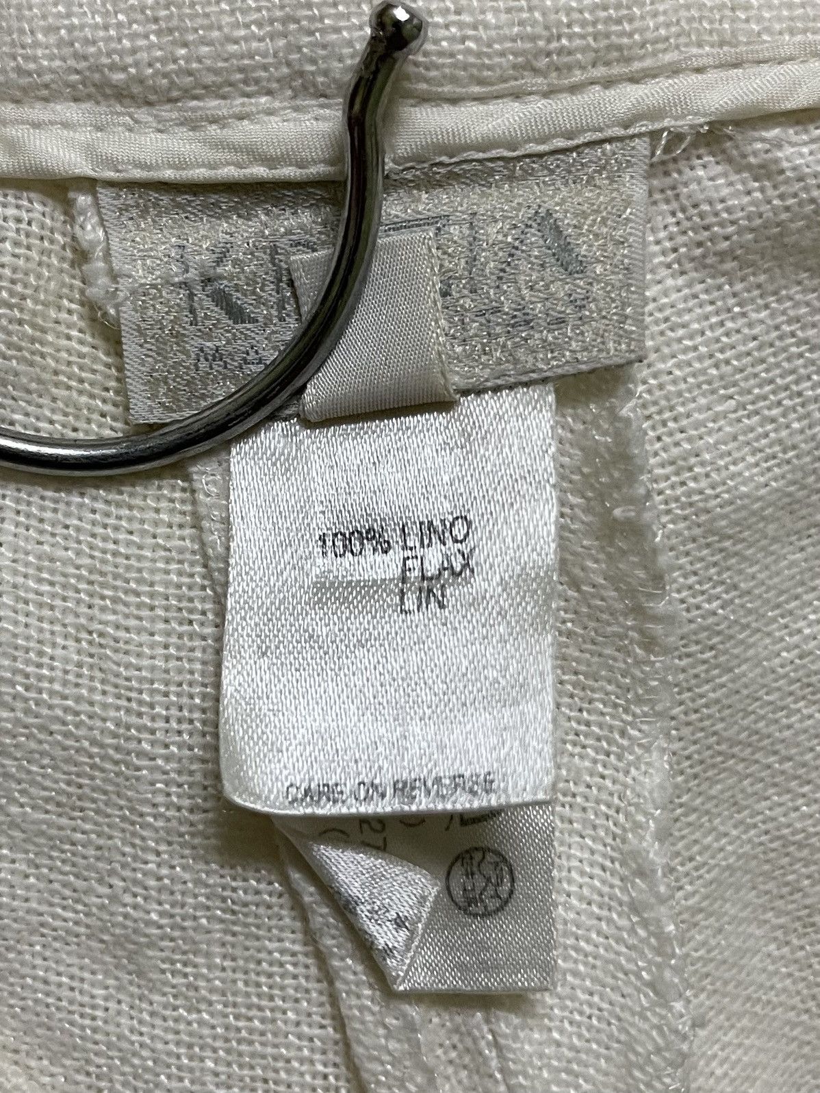 Krizia × Krizia Uomo Krizia Linen Pants Beigi 44 Italy Size 30" / US 8 / IT 44 - 15 Thumbnail