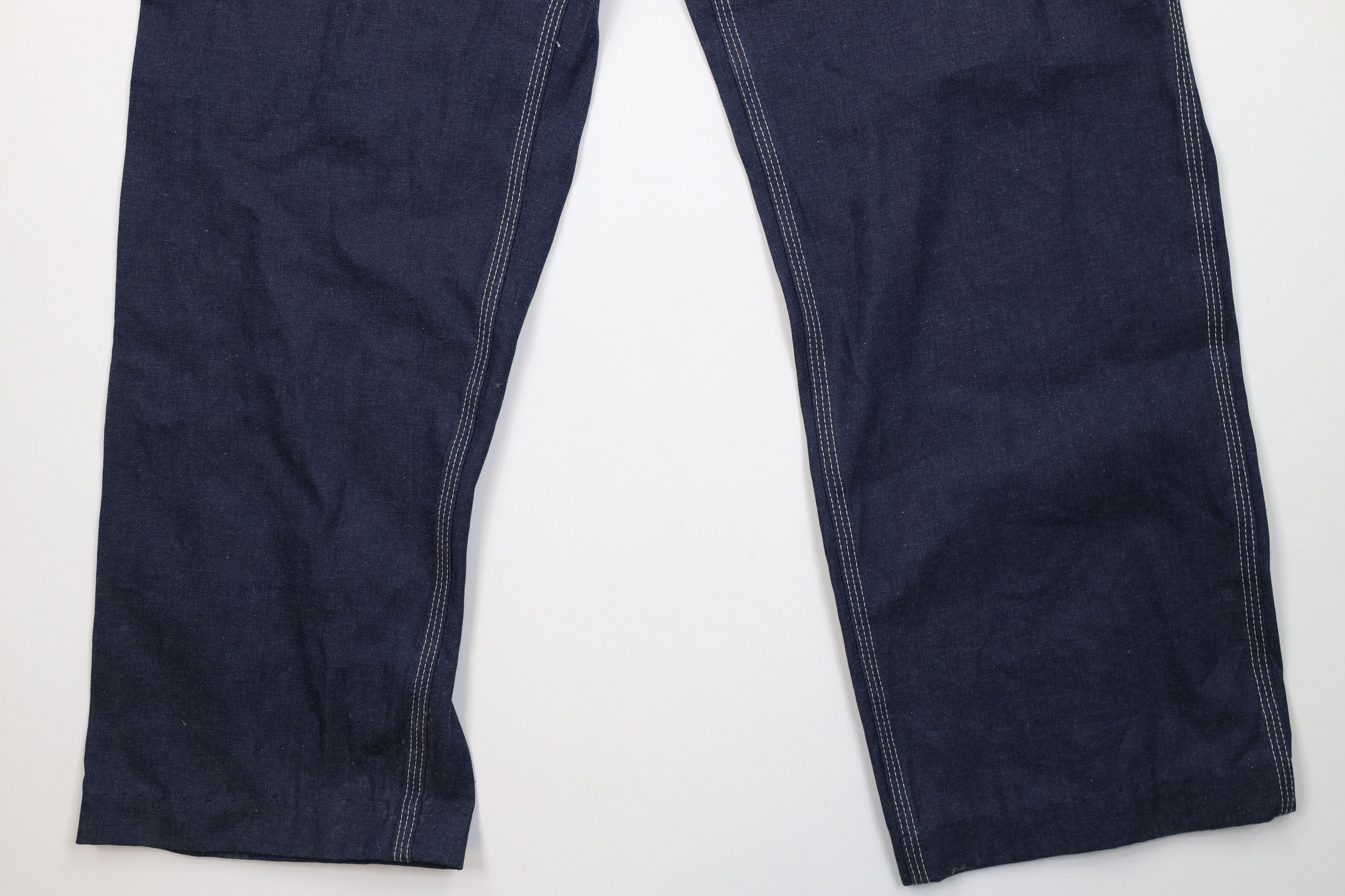 Carhartt Vintage 90s Carhartt Wide Leg Dungaree Denim Jeans Blue USA Size US 36 / EU 52 - 4 Thumbnail