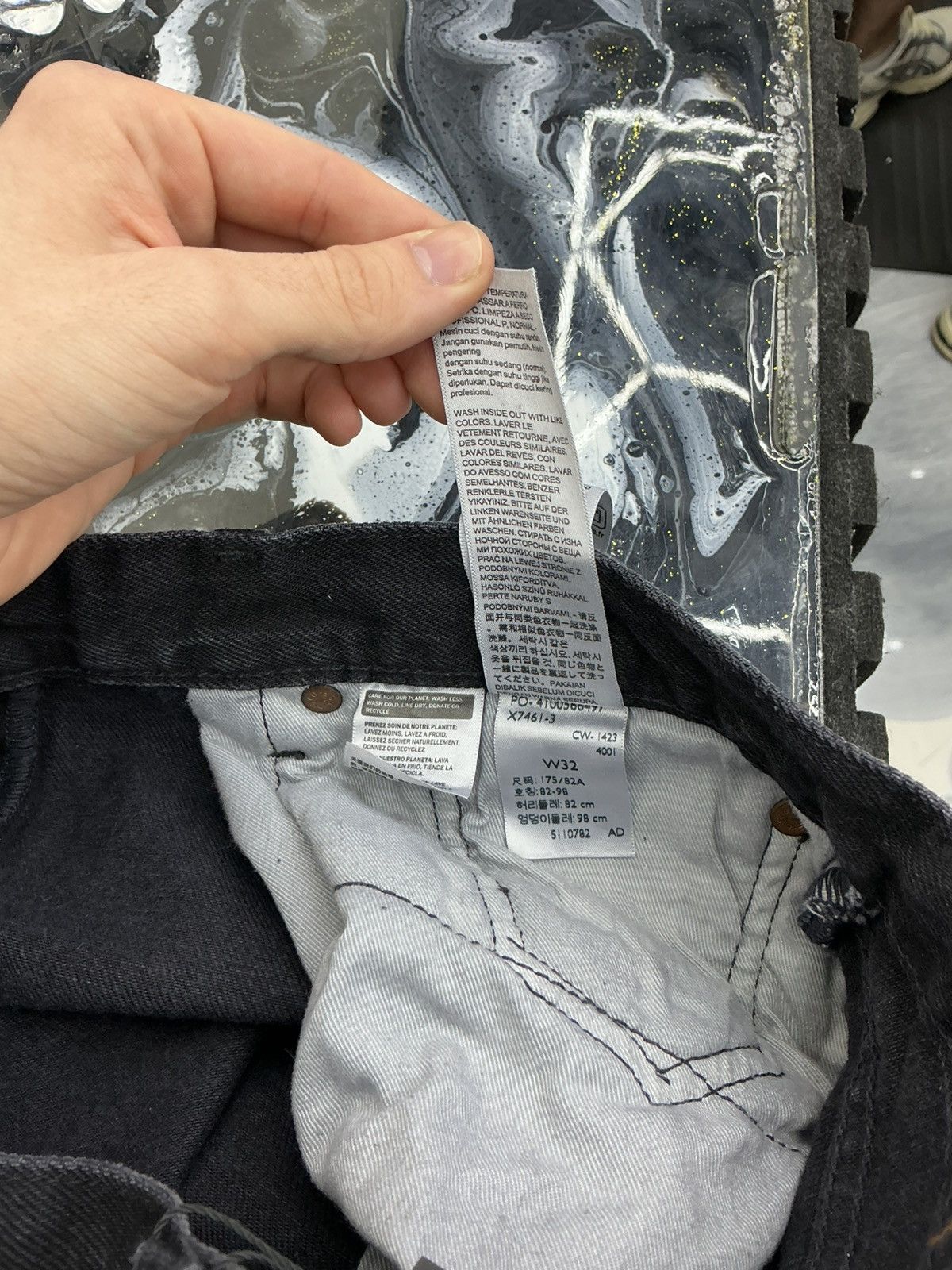 DENIM TEARS Denim Tears x Offset Jeans Black Size 32x32 Size US 32 / EU 48 - 13 Thumbnail