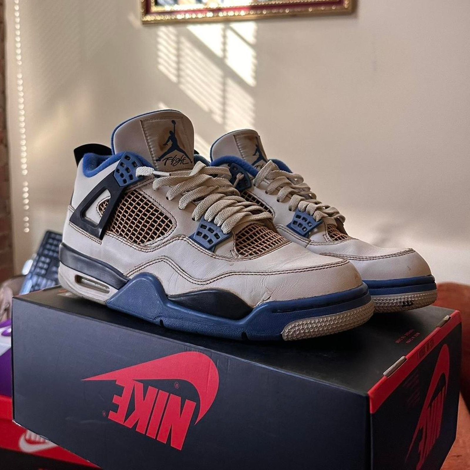 Jordan Brand × Nike Jordan 4 Motorsport (Coffee Dipped) Size US 10.5 / EU 43-44 - 1 Thumbnail