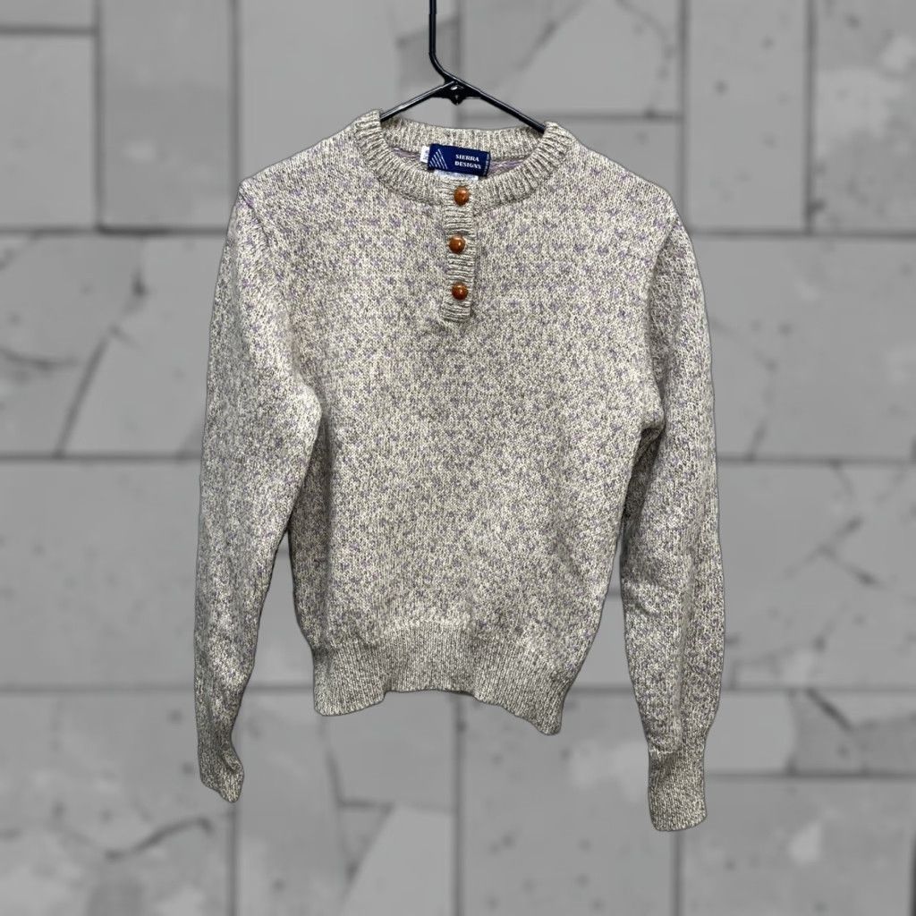 Sierra Designs **VTG Sierra Designs Wool Blend Henley Sweater Womens M Gray** User: VTG Sierra Designs Wool Blend Henley Sweater M Gray Womens Size M / US 6-8 / IT 42-44 - 1 Thumbnail