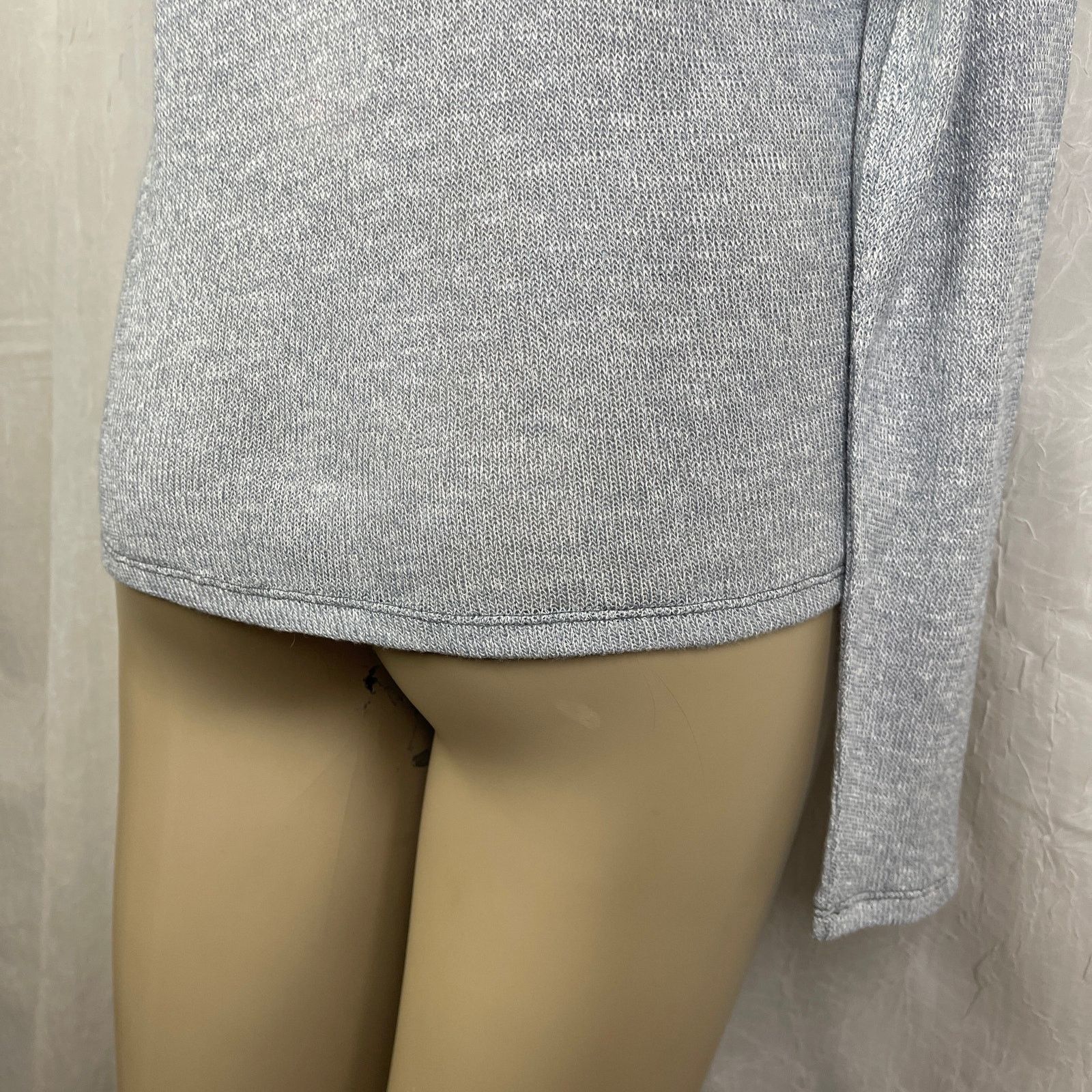 Pink Victoria’s Secret PINK Light Gray Scoop Back Slouchy Sweater Size XS / US 0-2 / IT 36-38 - 10 Thumbnail