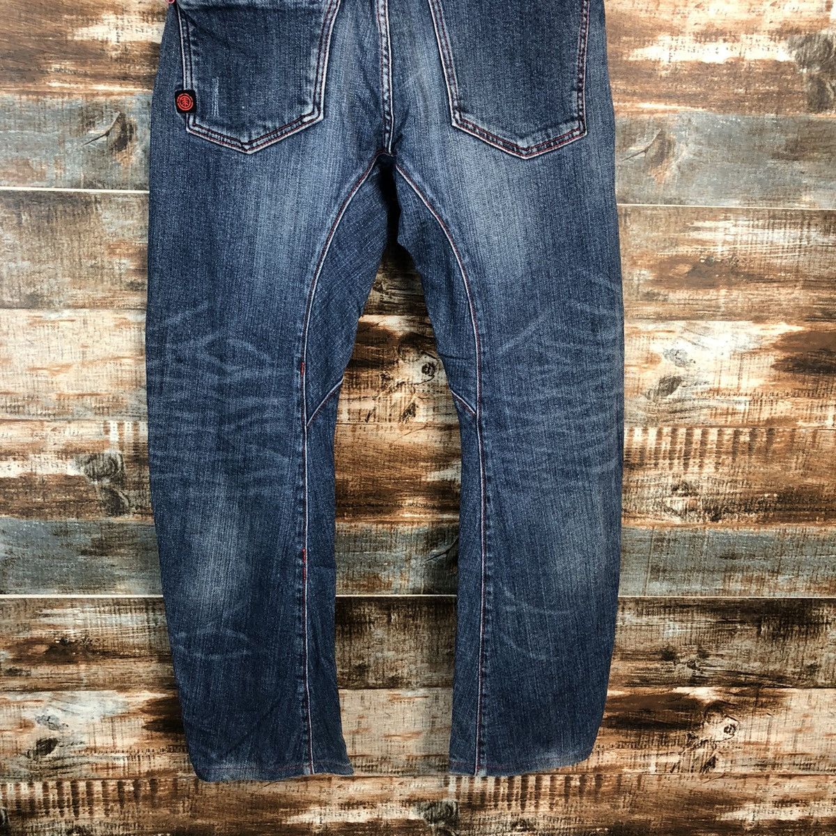 Element × Vintage DLL Element Blue selvedge Denim Pants #C122 Size US 30 / EU 46 - 14 Thumbnail