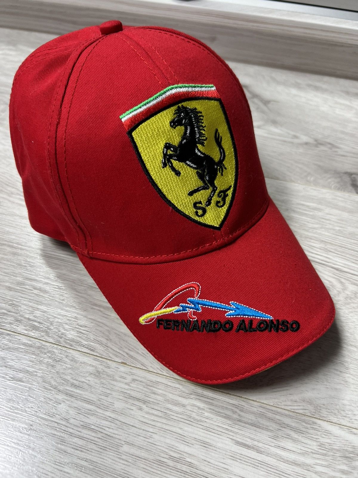 Ferrari Ferrari Fernando Alonso Cap Embroidered Logo Oficial Product Size ONE SIZE - 3 Thumbnail