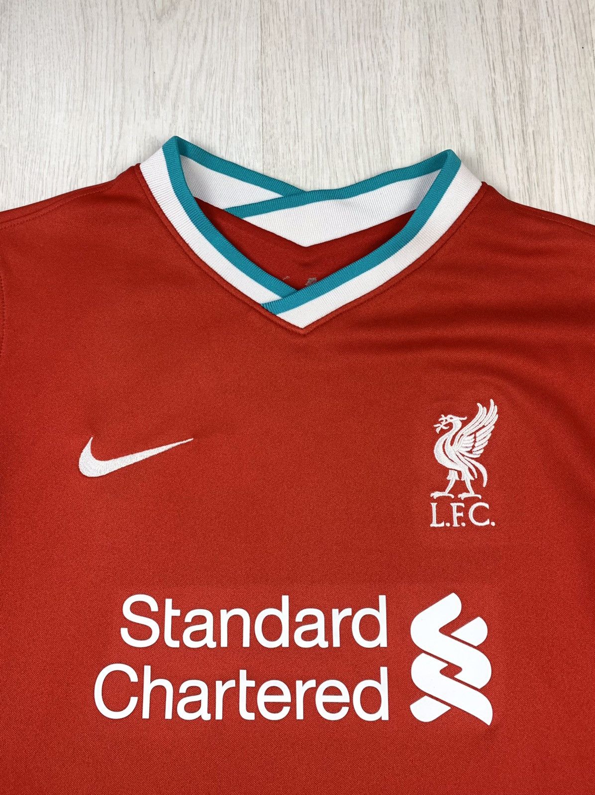 Nike Home Soccer Jersey Size Young XL 13-15 Years Size US XXS / EU 40 - 2 Thumbnail