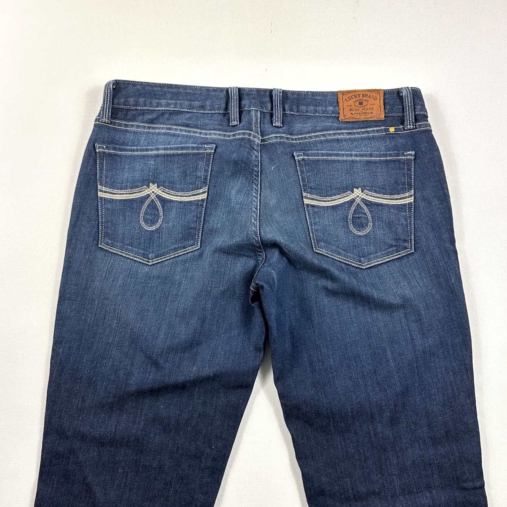 Lucky Brand Lucky Brand Lola Skinny Jeans Womens 12 Dark Blue Jeans Size 34" / US 12 / IT 48 - 4 Thumbnail