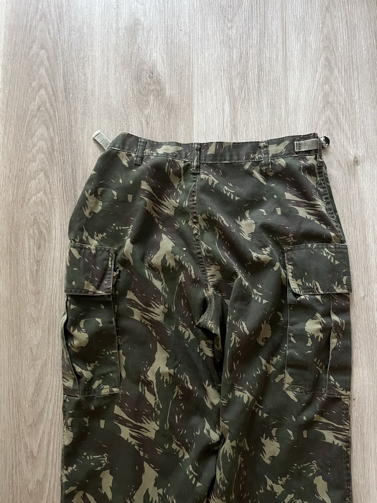 Vintage 1998 Original Brazil Army Issue Lizard Camo Trousers Size US 32 / EU 48 - 8 Thumbnail