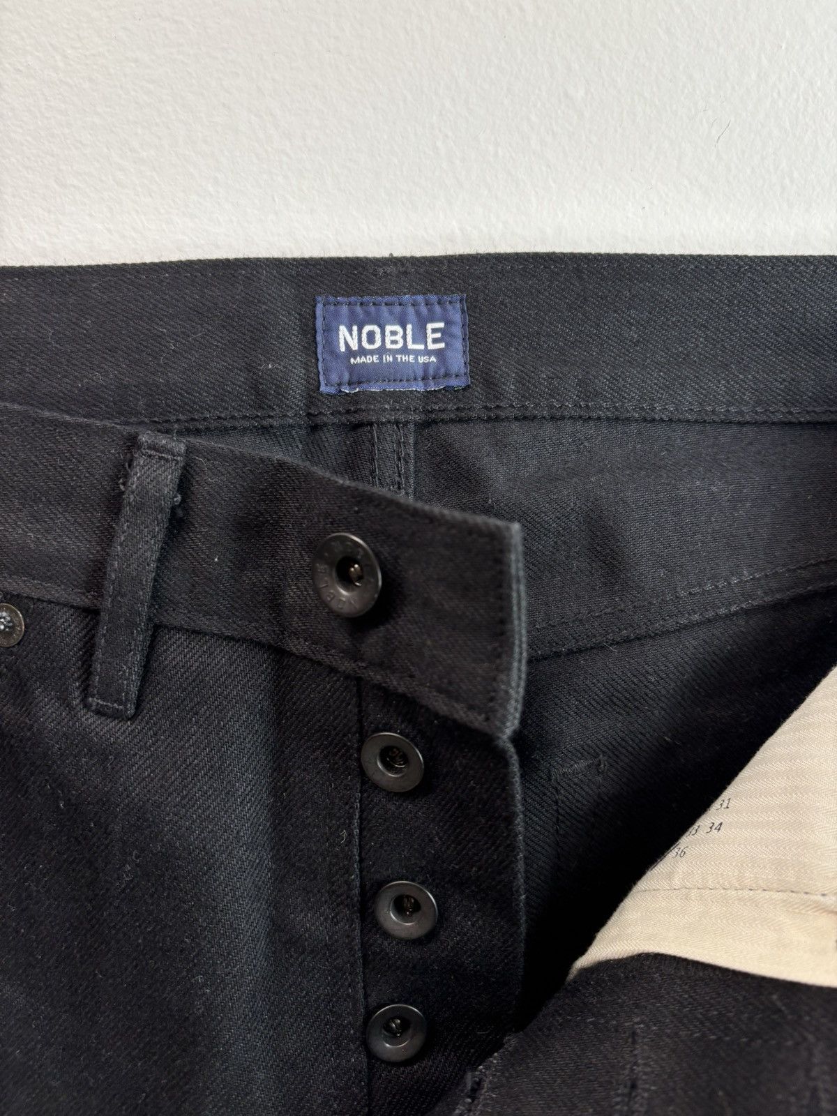 Other Noble Denim 14oz Black Selvedge Size US 30 / EU 46 - 3 Thumbnail