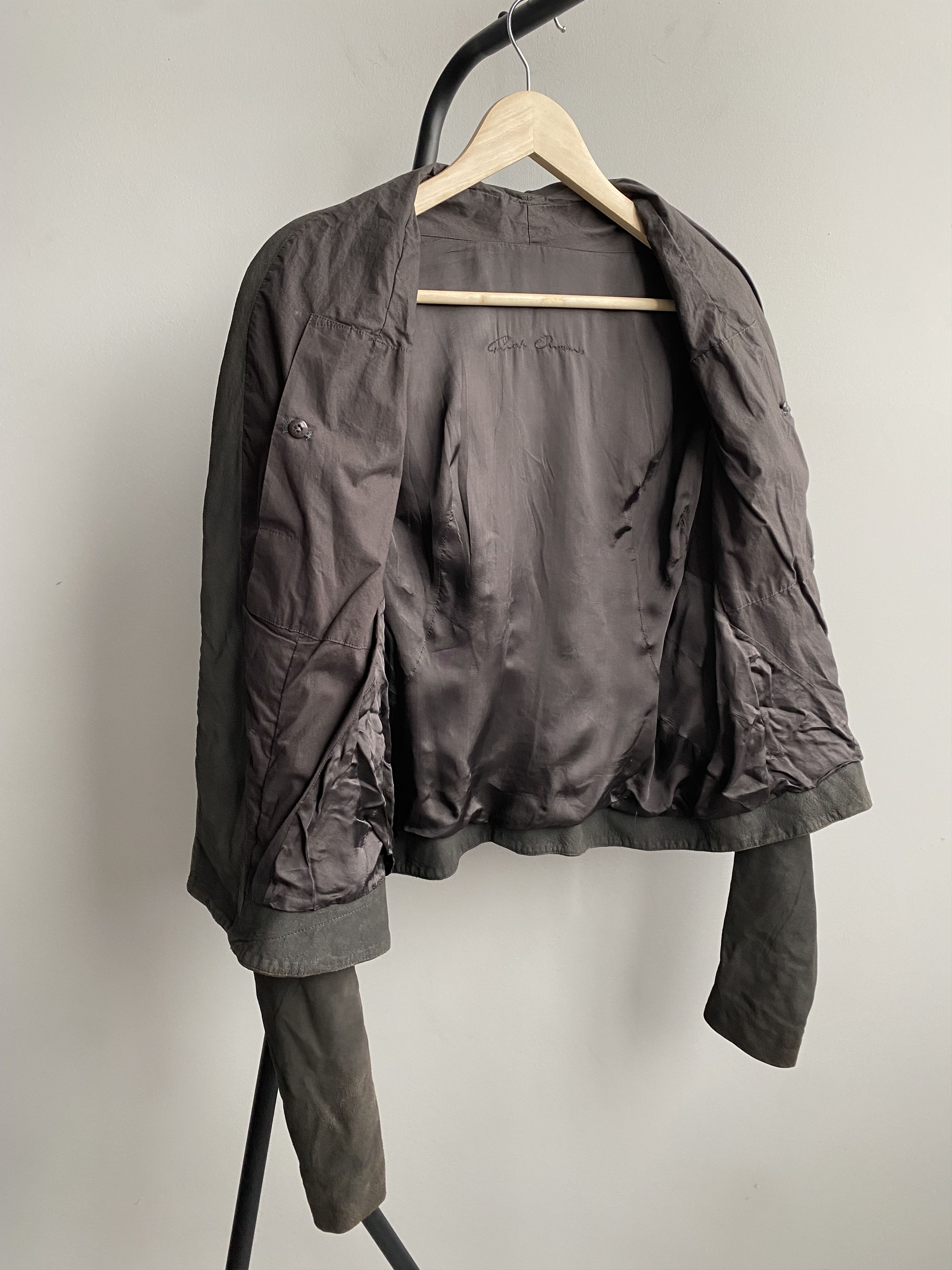 Rick Owens Rick Owens Princess Shawl-Collar Leather DRKSHDW UK10 / US8 Size L / US 10 / IT 46 - 9 Thumbnail