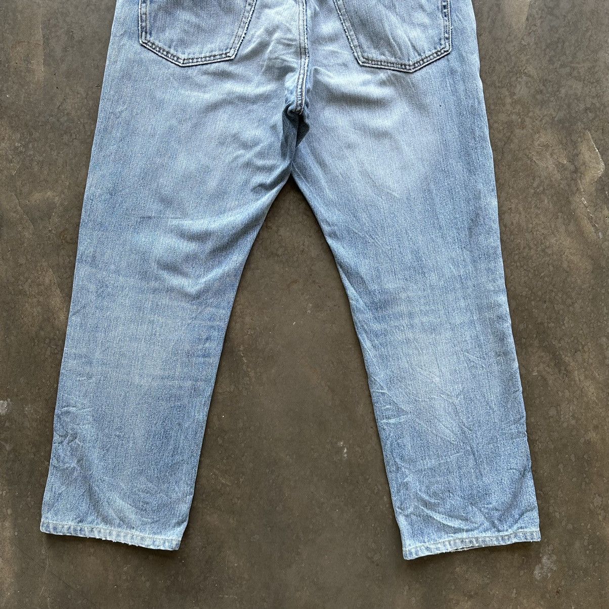 Japanese Brand Vintage Japanese Distressed Faded Denim Jean Pant W34 Size US 34 / EU 50 - 11 Thumbnail