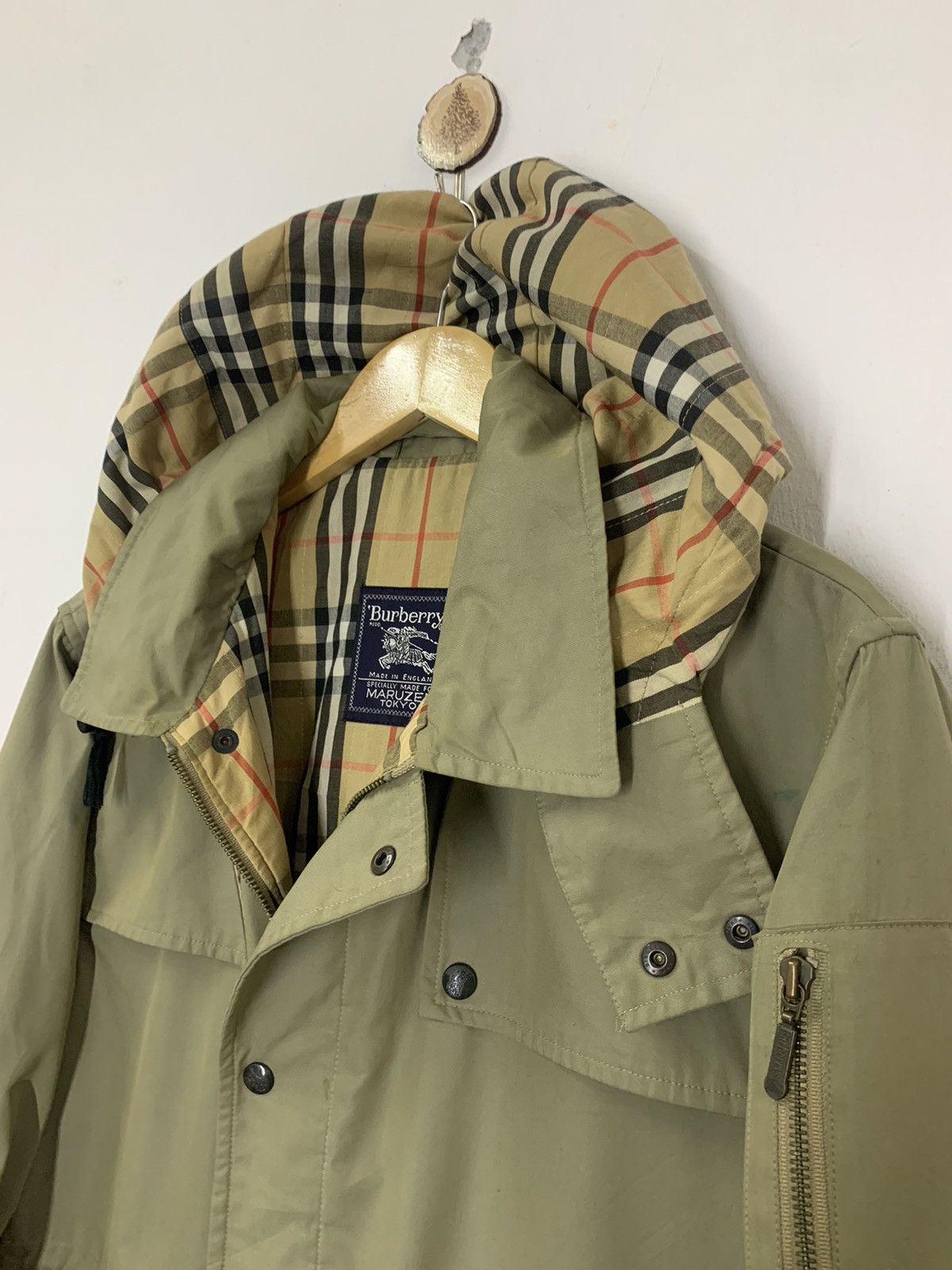 Burberry Vintage BURBERRY x MARUZEN TOKYO Nova Check Parka Size US L / EU 52-54 / 3 - 5 Thumbnail