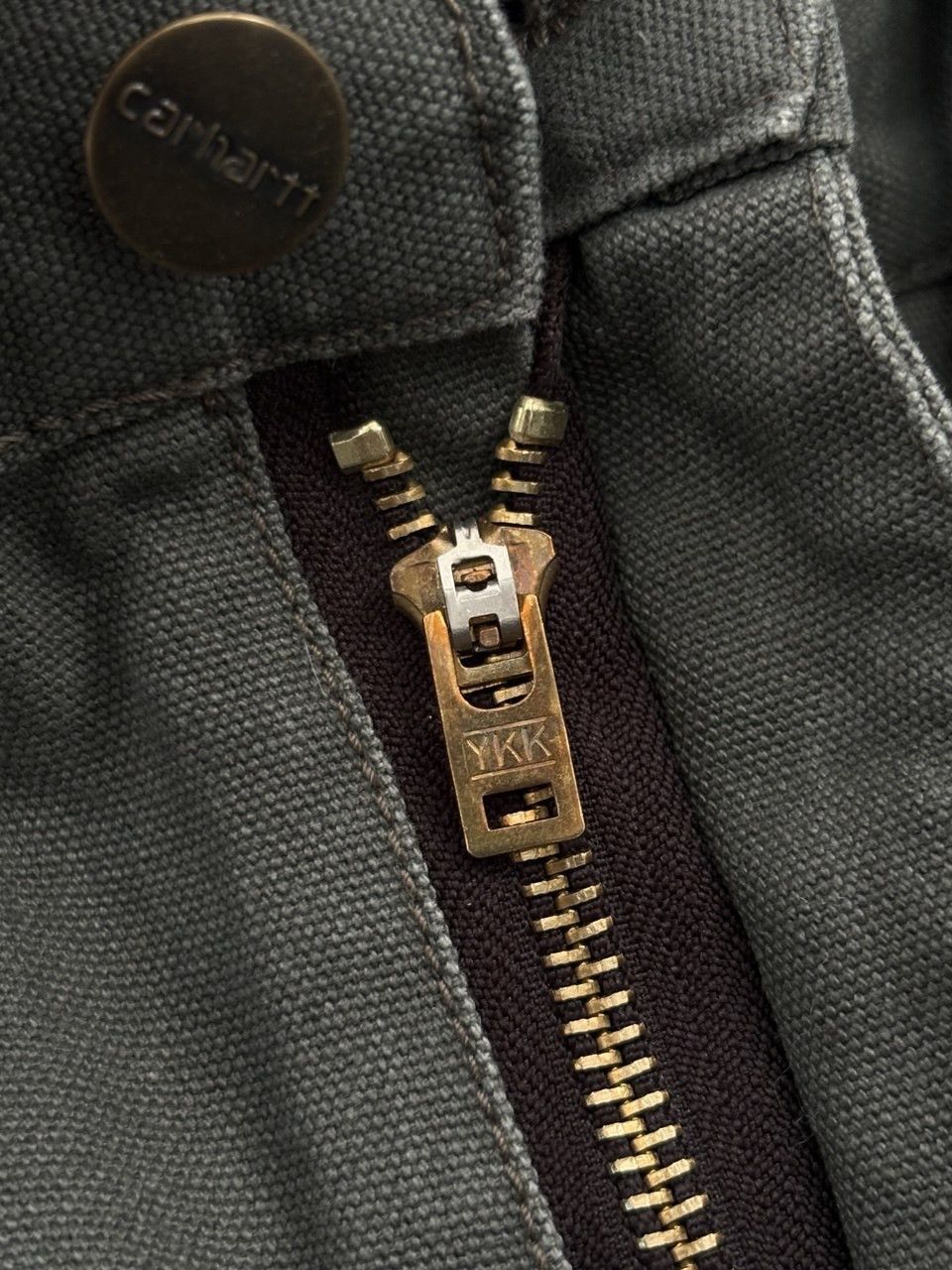 Carhartt Double Knee Duck Canvas Moss Green Carpenter Pant