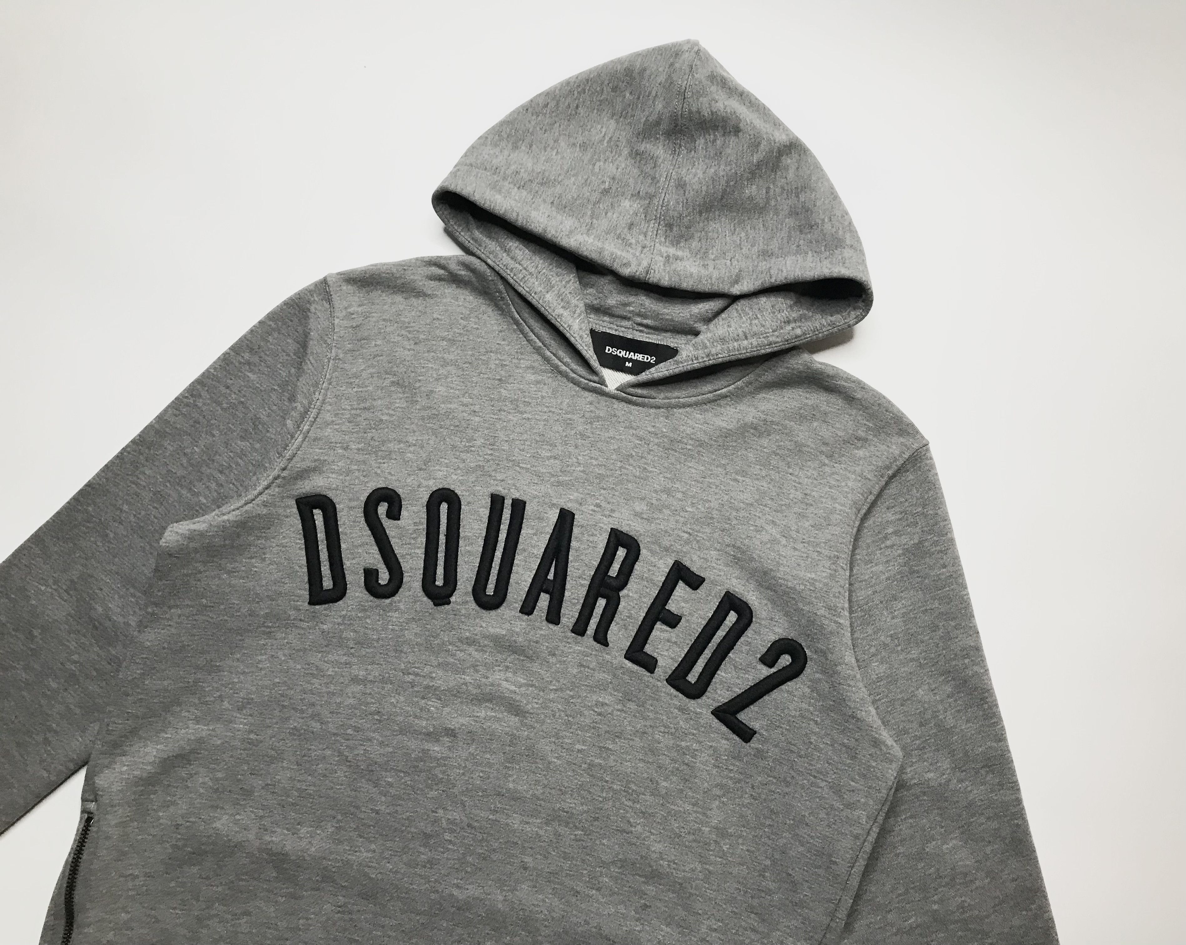 Dsquared2 Dsquared2 Hoodie Mens Sz M Gray Size US M / EU 48-50 / 2 - 2 Thumbnail