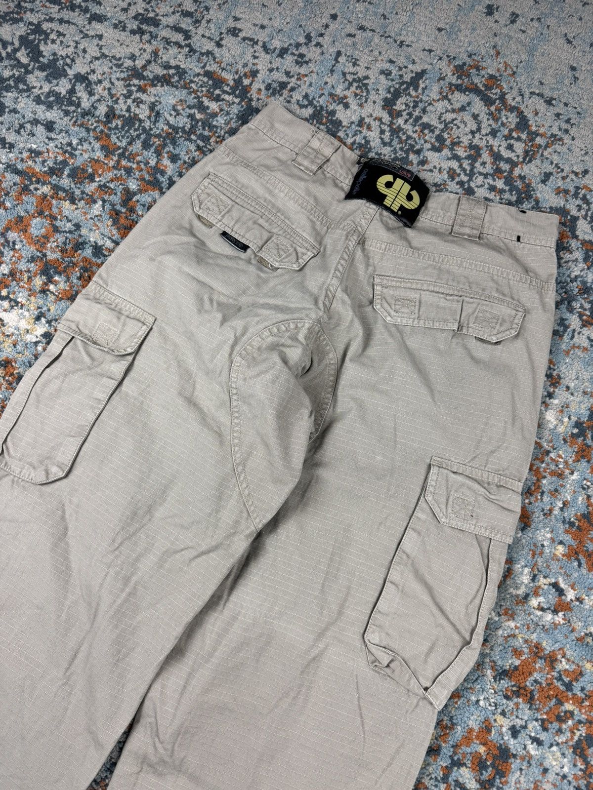 Pelle Pelle Vintage Y2K Pelle Pelle super baggy ripstop cargo pants Size US 29 - 4 Thumbnail