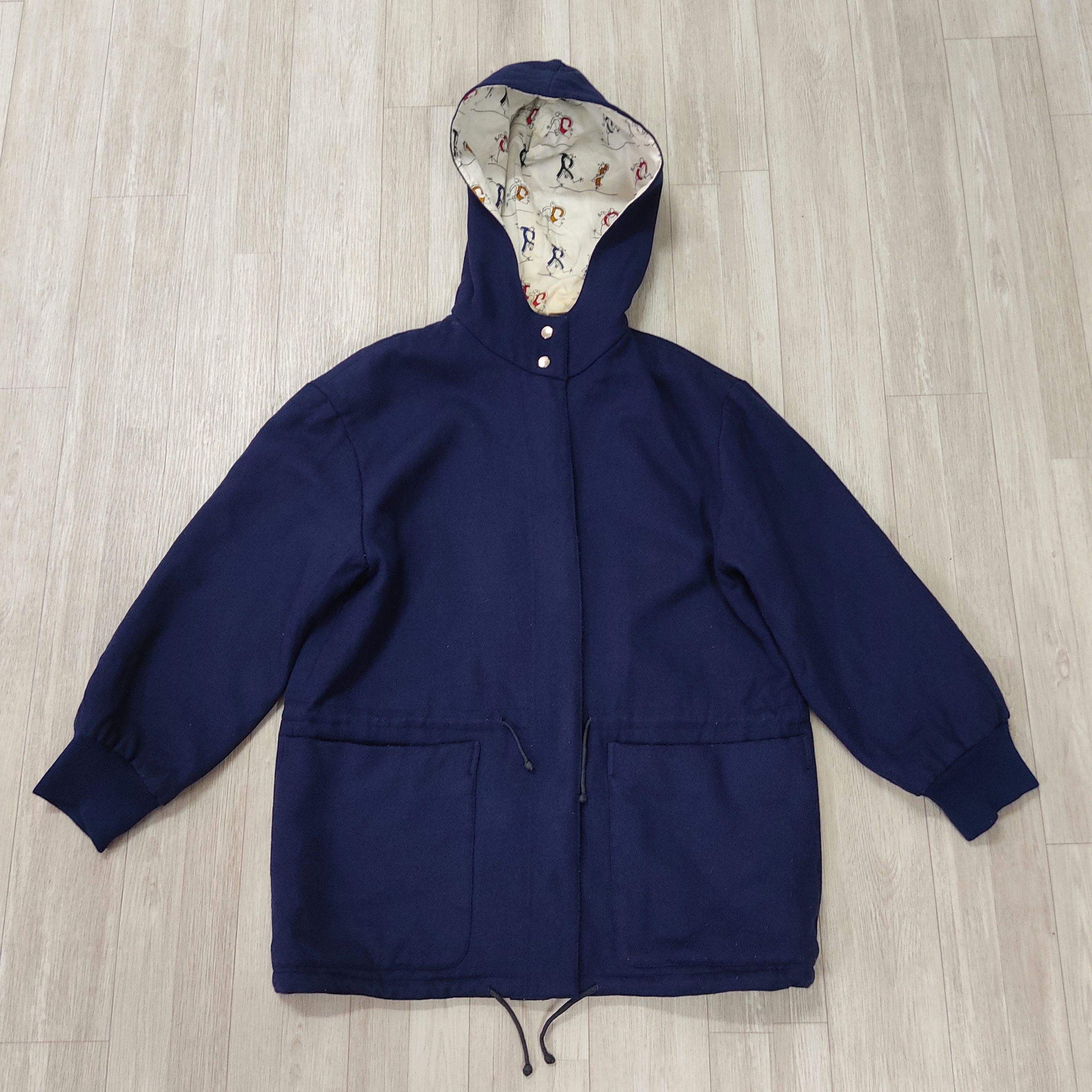Christian Dior Monsieur Vintage CHRISTIAN DIOR SPORTS Wool Hooded Jacket Size US M / EU 48-50 / 2 - 3 Thumbnail