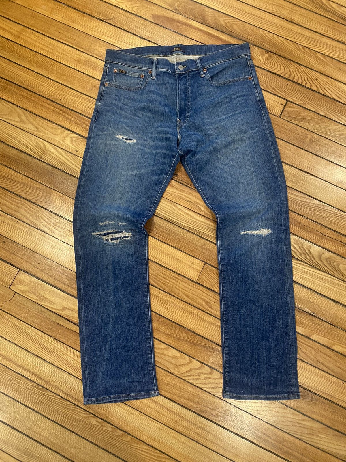Polo Ralph Lauren Polo Ralph Lauren “varkick” slim strait denim 34-32 jeans Size US 34 / EU 50 - 1 Thumbnail
