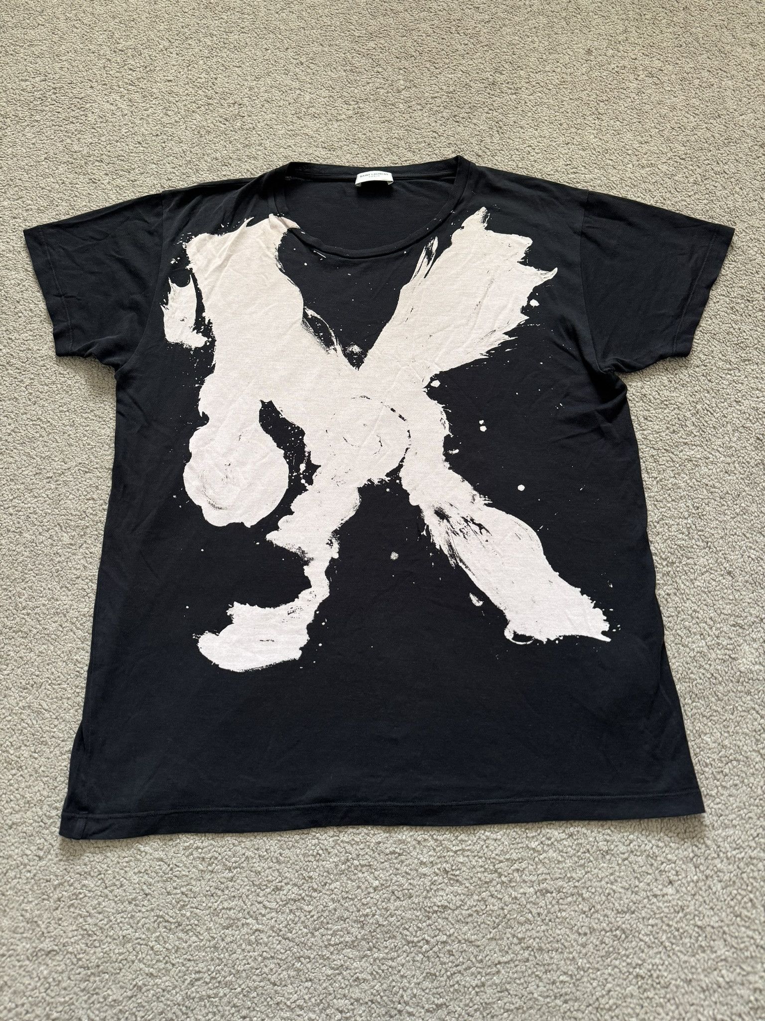 DIOR HOMME 04SS NO-SLEEVE X PRINT TEE