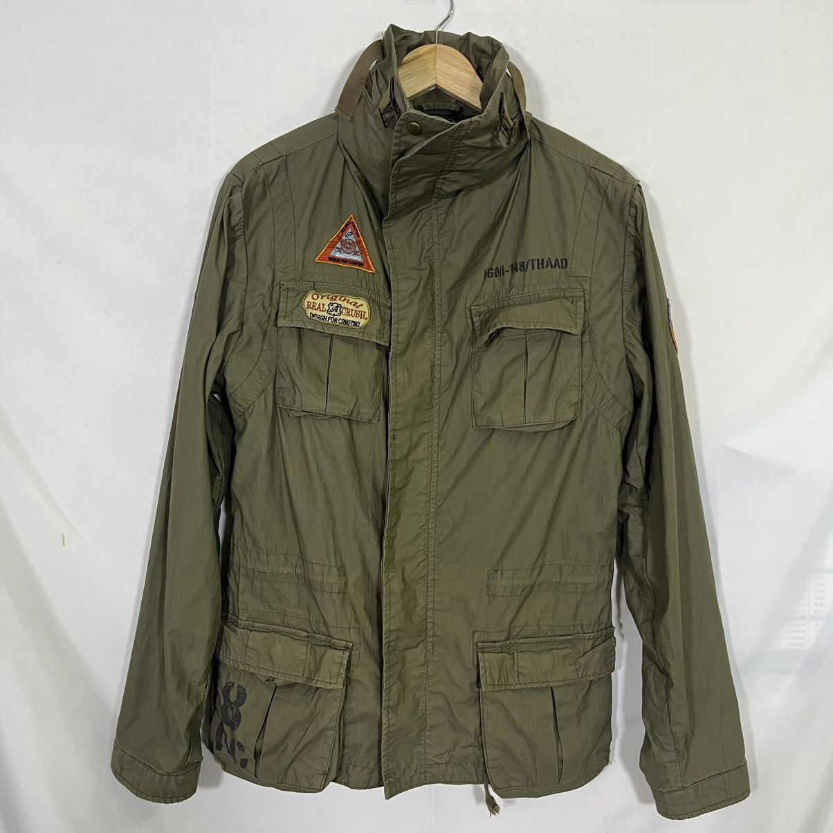 14th Addiction 2000s REAL CRUSH MILITARY ARMY JACKET PATCHES Size US M / EU 48-50 / 2 - 1 Thumbnail