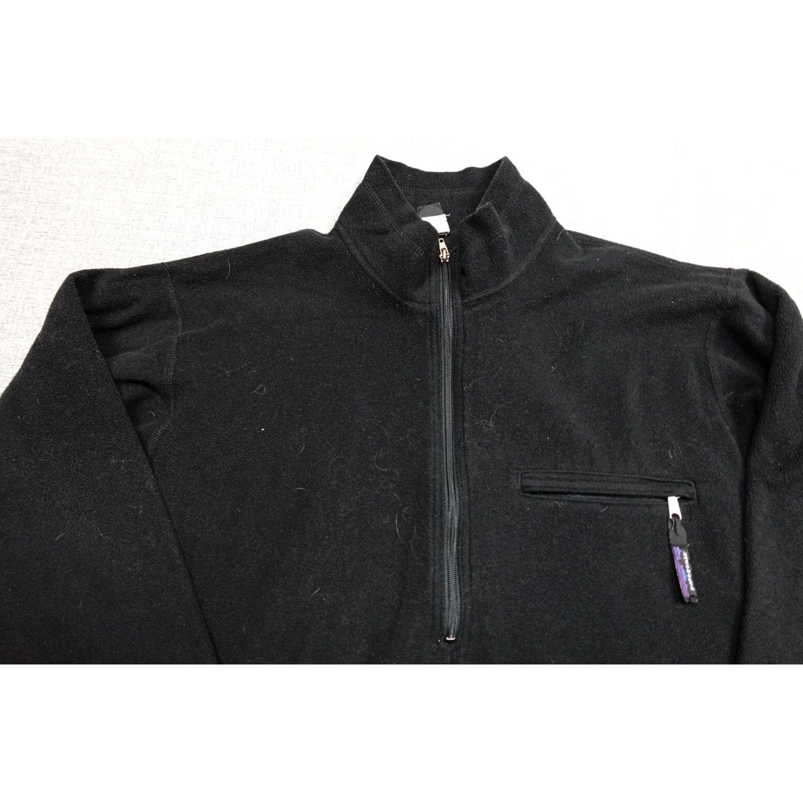 Patagonia Patagonia Fleece Shirt Mens M Black Lightweight Base Layer Hiking Pullover 90s Retro Mens Size US M / EU 48-50 / 2 - 2 Thumbnail