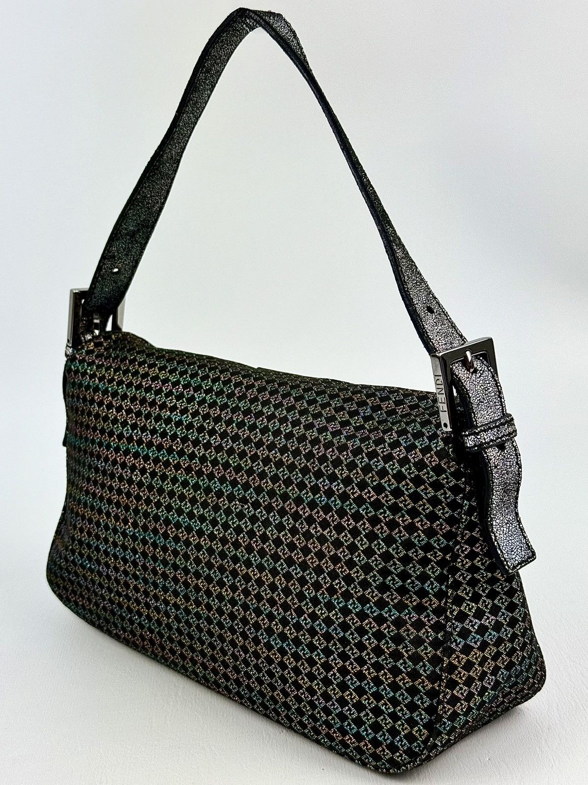 Fendi Fendi - 00’s - Multicolor - Zucca - Double Flap - Baguette Size ONE SIZE - 10 Thumbnail