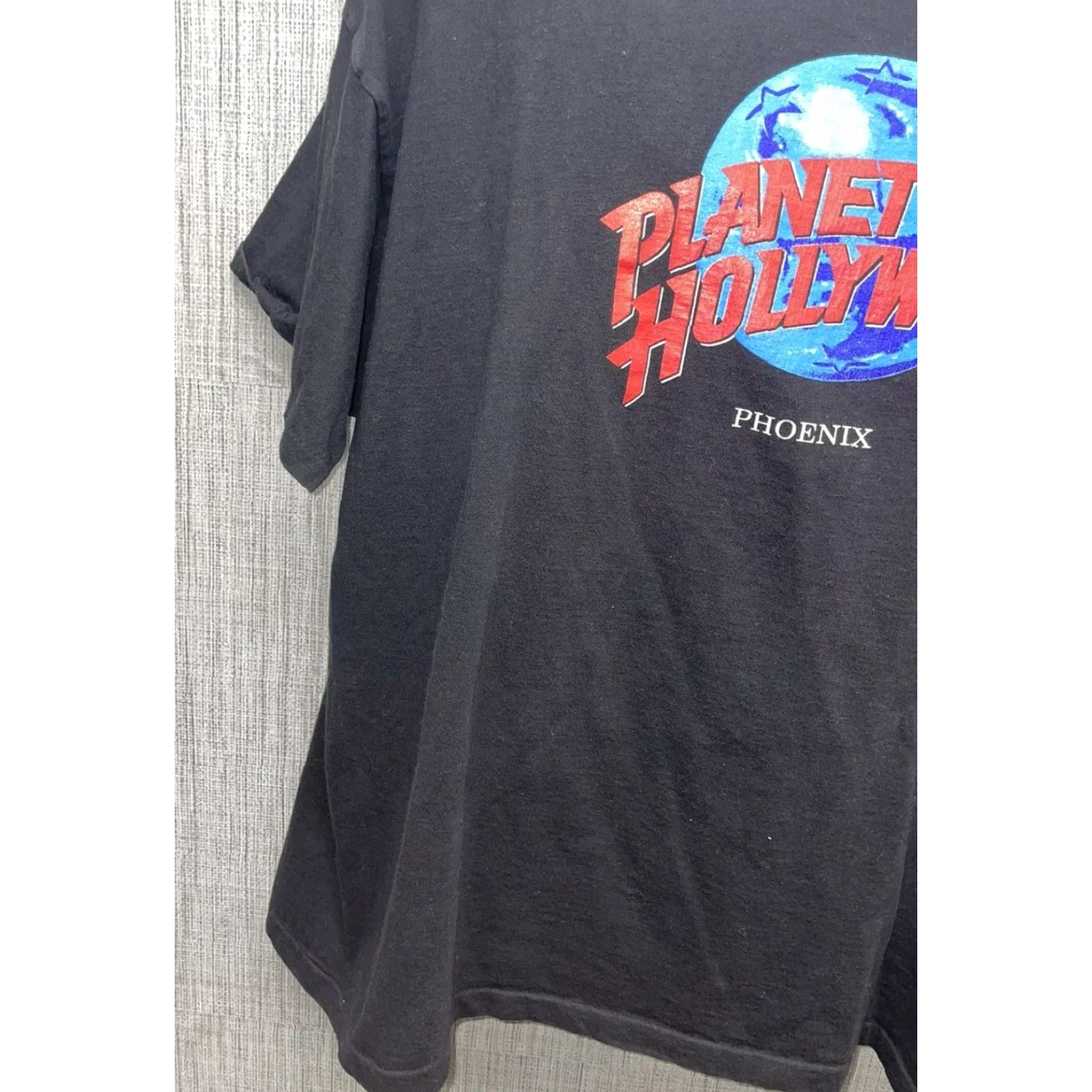 Planet Hollywood VINTAGE Planet Hollywood USA Black Graphic T-Shirt Men 2XL Grande Mens Size US XXL / EU 58 / 5 - 4 Thumbnail