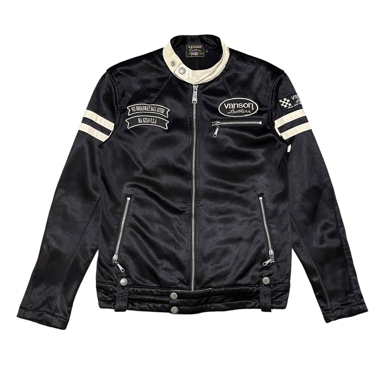 Vanson Leathers Vintage Vanson Leathers Motorcycle Jacket Size US S / EU 44-46 / 1 - 7 Thumbnail