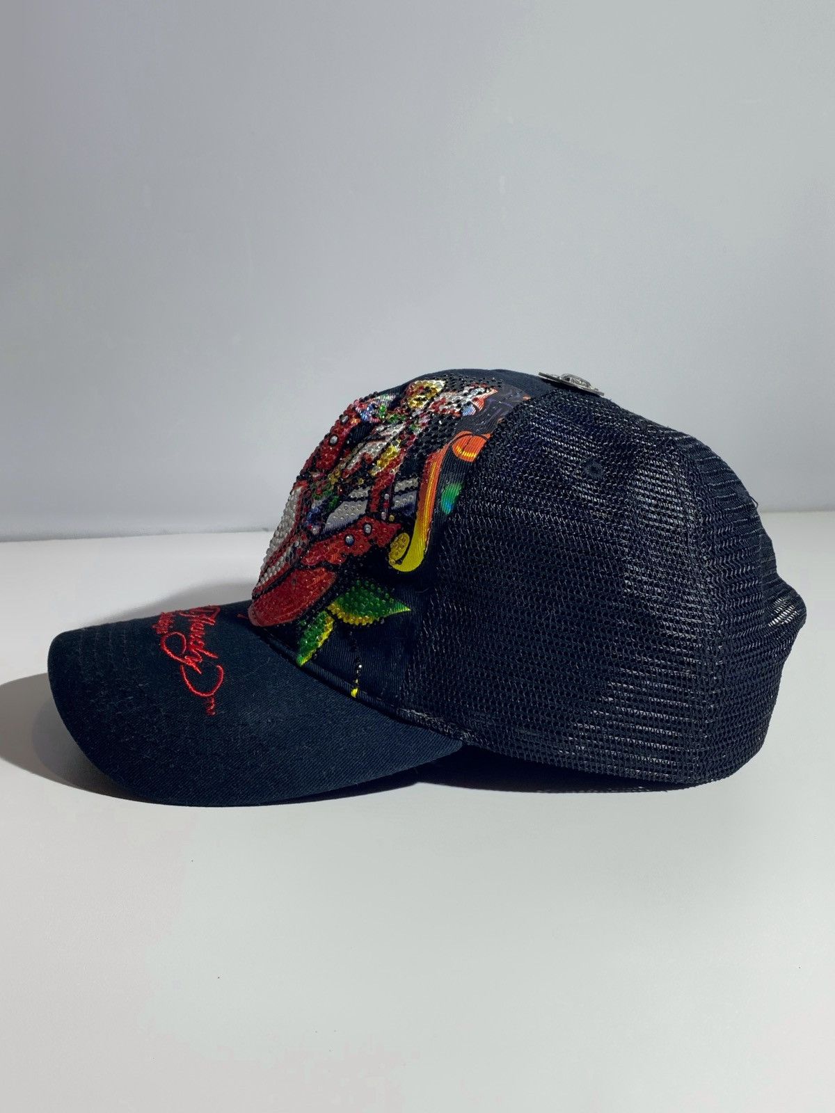 Ed Hardy Ed Hardy by Christian Audigier y2k hype cap rhinestones Size ONE SIZE - 2 Thumbnail