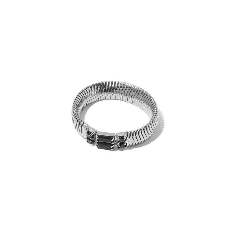 Jewelry Hip-hop Jewelry Rings Open Size Chrome Ring (Size 7-13) Size ONE SIZE - 5 Thumbnail