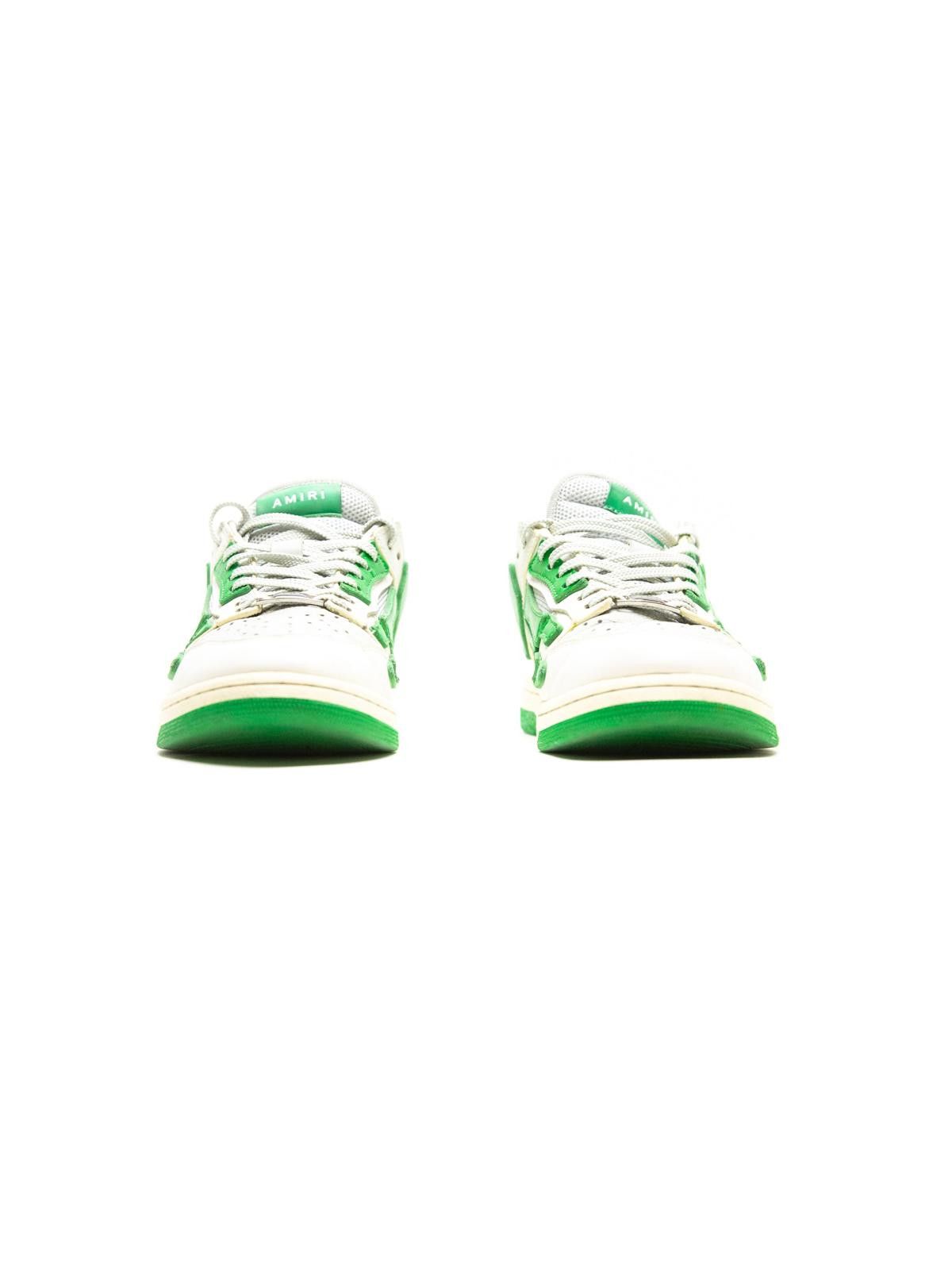 Amiri Amiri Skel Top Green Low Sneaker Trainers Size US 9 / EU 42 - 3 Thumbnail