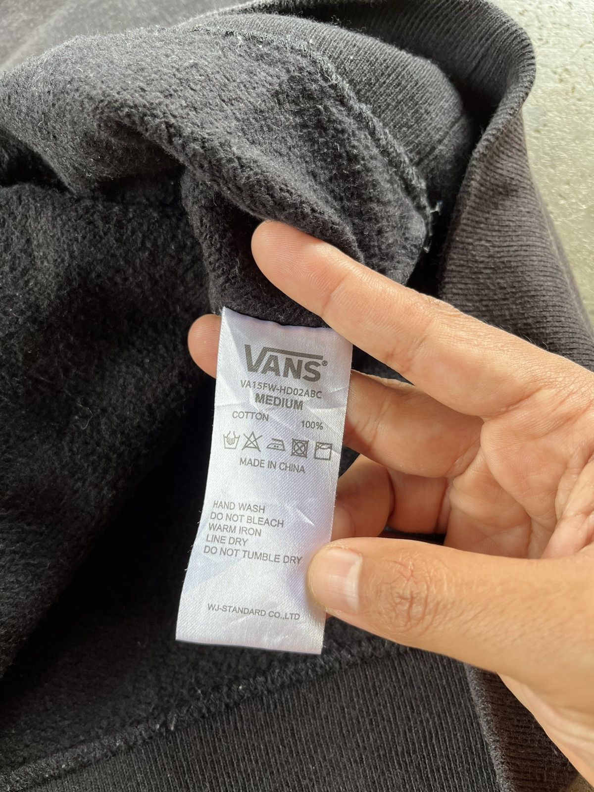 Vans ⚡️Vans Big Central Logo Hoodie (Padin Musa) Size US M / EU 48-50 / 2 - 5 Thumbnail