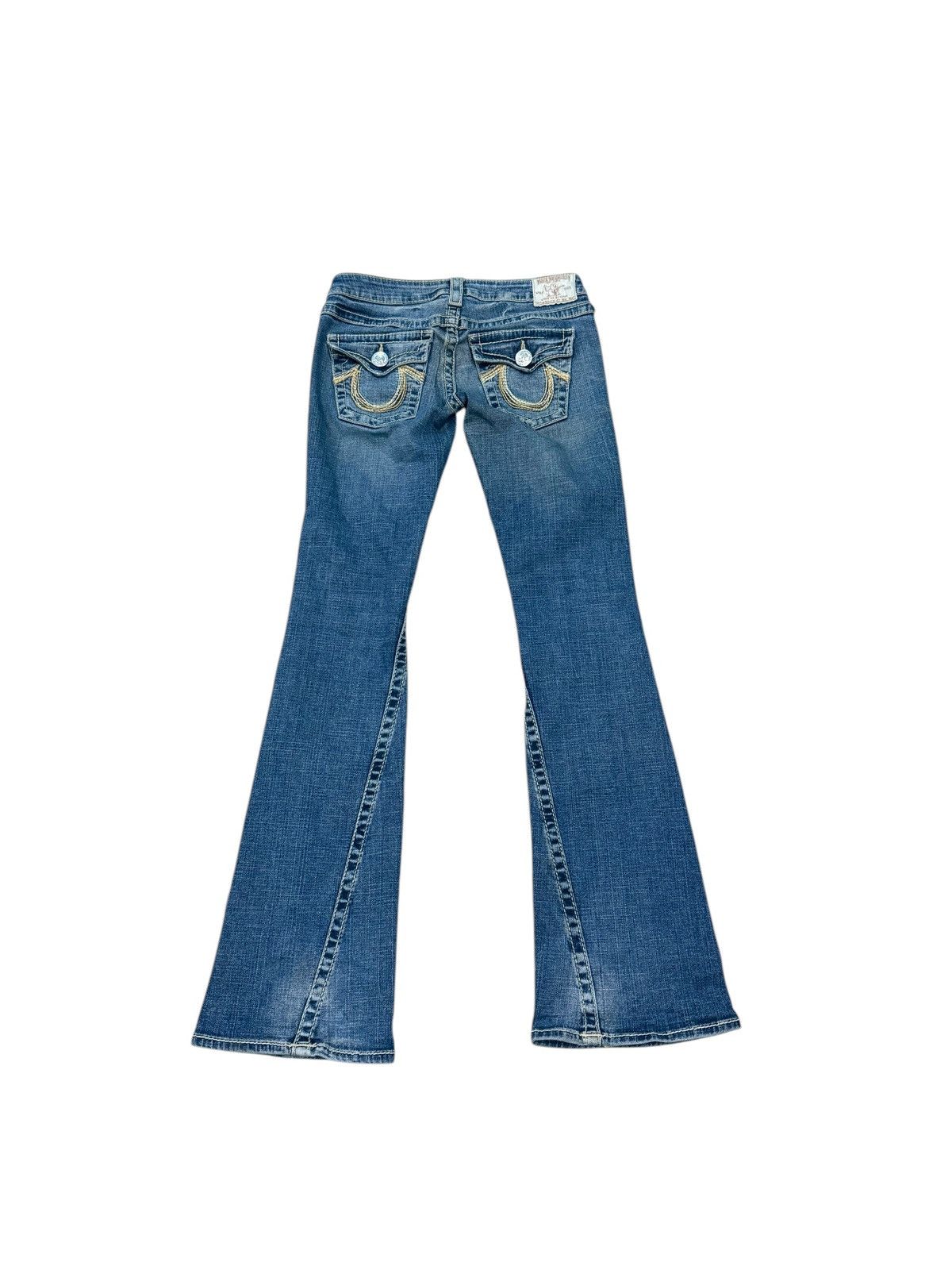 True Religion × Vintage VINTAGE TRUE RELIGION FLARE JEANS Size 28" / US 6 / IT 42 - 5 Thumbnail