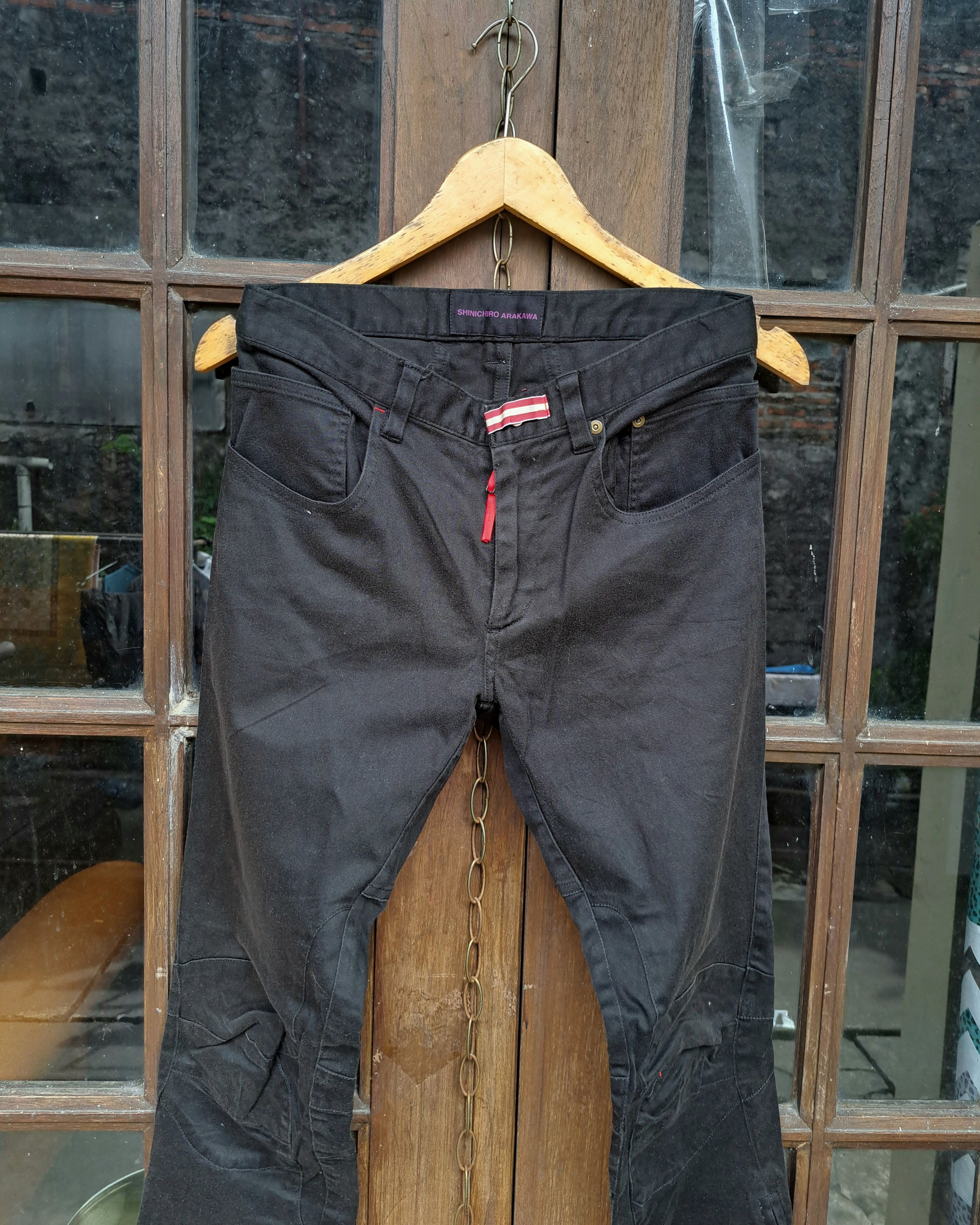 SHINICHIRO ARAKAWA Shinichiro Arakawa Panelled Motorcycle Pants Mens Small Size US 30 / EU 46 - 4 Thumbnail