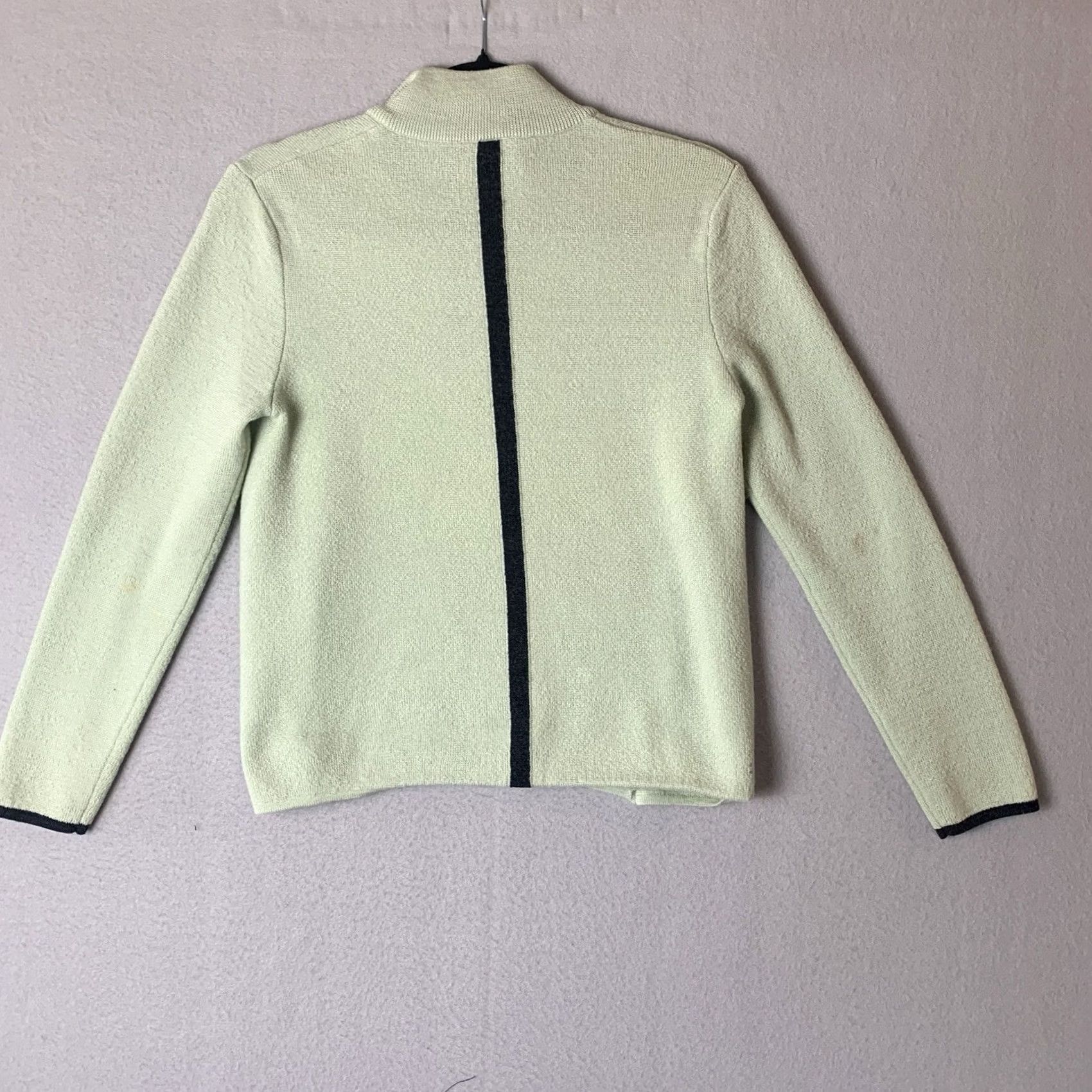 Vintage Final Answer: Ibex 1/4 Zip Sweatshirt Womens Size Medium Green Merino Wool Knit Pullover Size M / US 6-8 / IT 42-44 - 2 Thumbnail