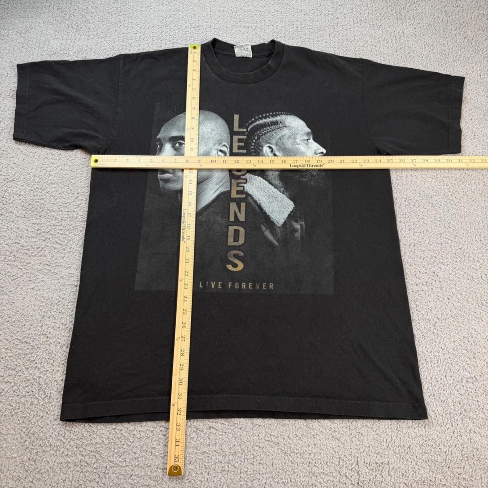 Other Kobe Bryant Nipsey Hussle Legends Live Forever T Shirt 2XL Size US XXL / EU 58 / 5 - 2 Thumbnail