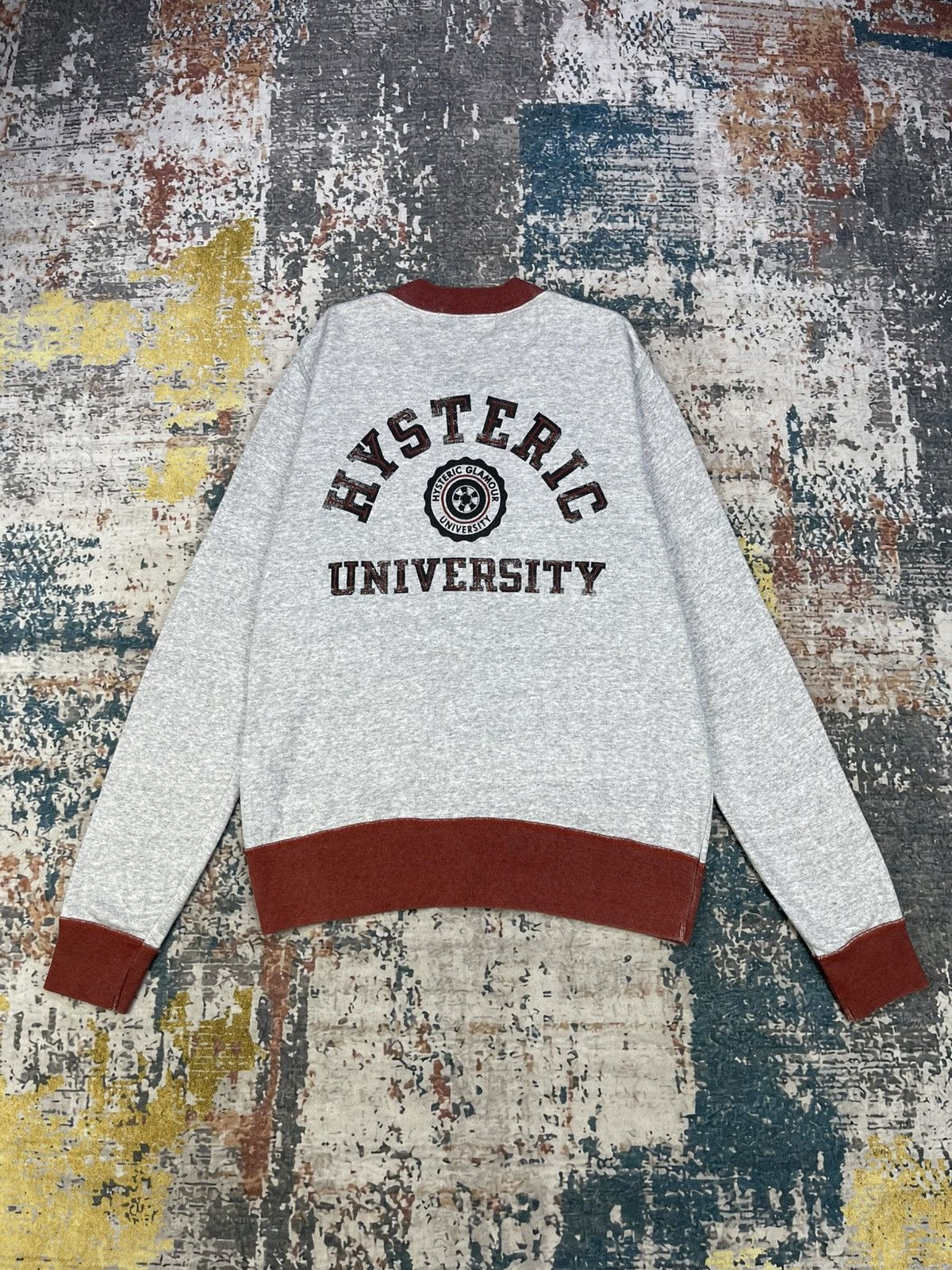 Hysteric Glamour Vtg 90s Hysteric Glamour University Zipper Sweatshirt Size US S / EU 44-46 / 1 - 8 Thumbnail
