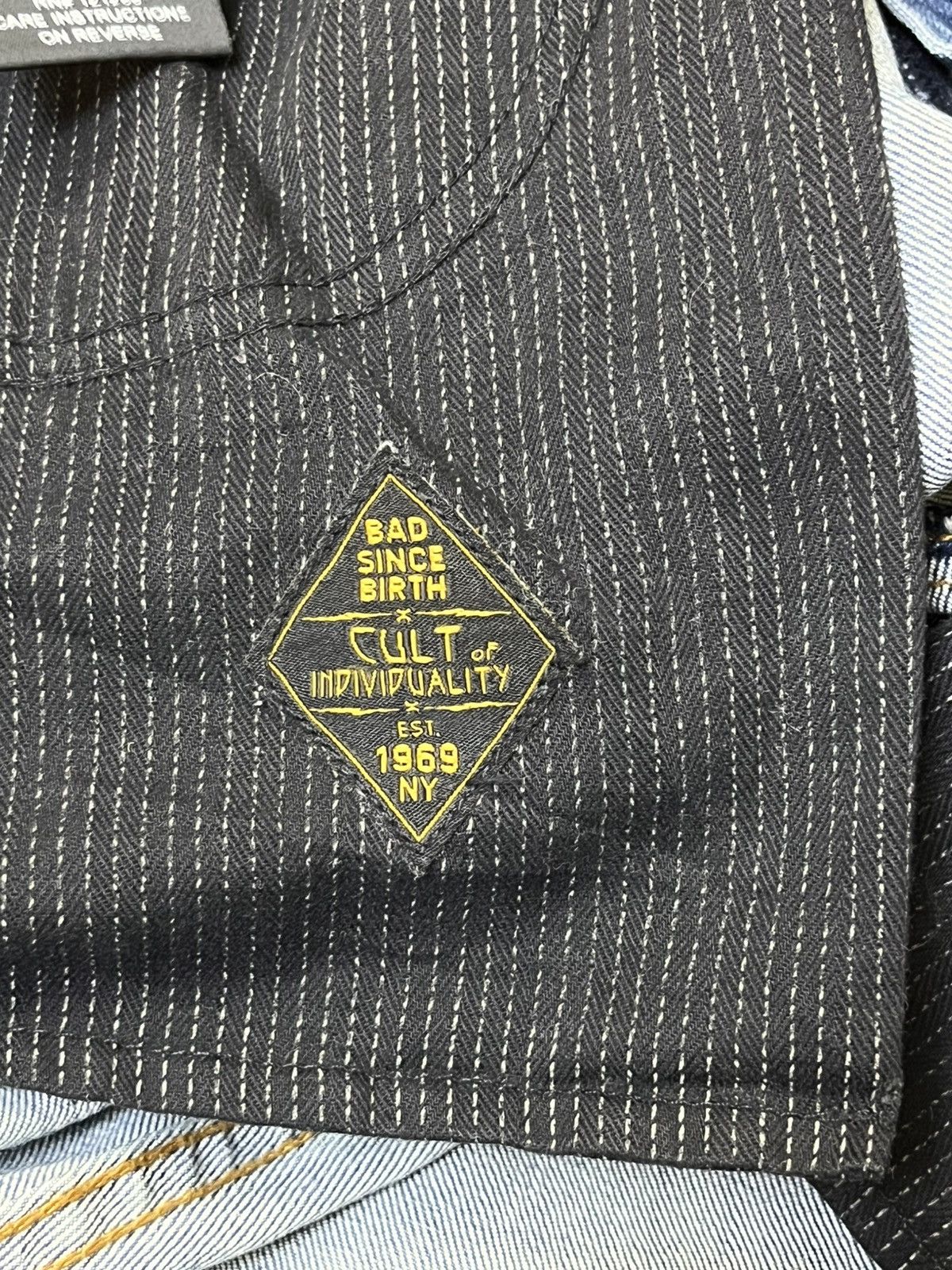 Cult Of Individuality JAPANESE CULT OF INDIVIDUALITY ROCKER CARGO BONDAGE JEANS Size US 39 - 18 Thumbnail