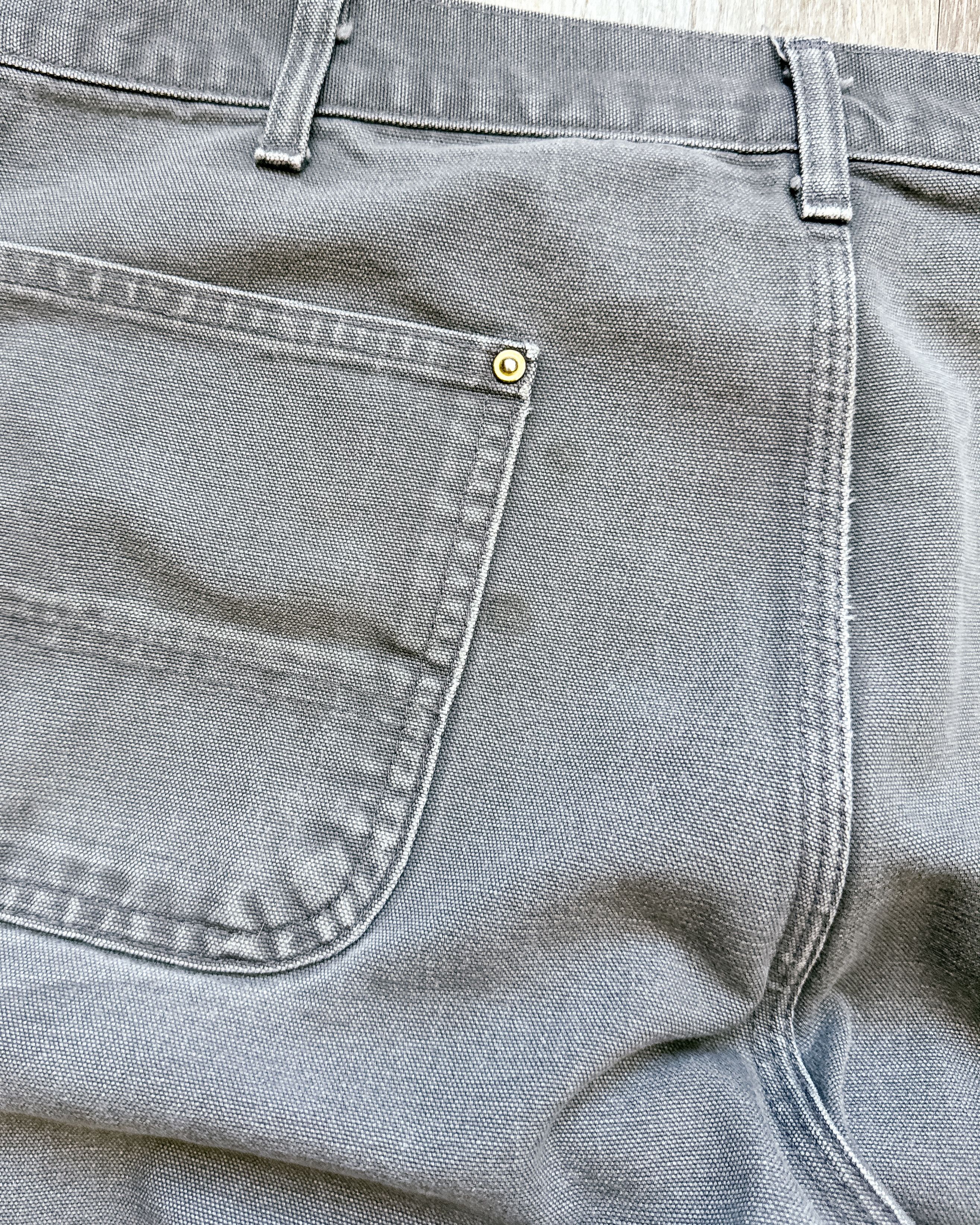 Carhartt Vintage Carhartt Double Knee Carpenter Pants Gray Workwear Size US 34 / EU 50 - 10 Thumbnail