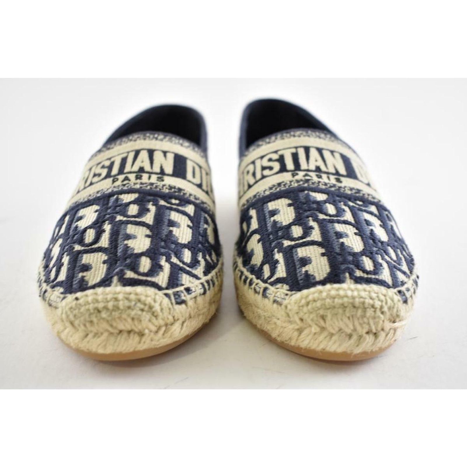 Dior Granville Oblique CD Logo Embroidered Espadrille Flat 36 Size US 6 / IT 36 - 5 Thumbnail
