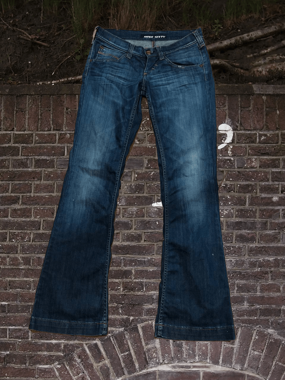 Miss Sixty MISS SIXTY STREETWEAR Jeans Dark Regular Straight FLARED Size 26" / US 2 / IT 38 - 1 Thumbnail