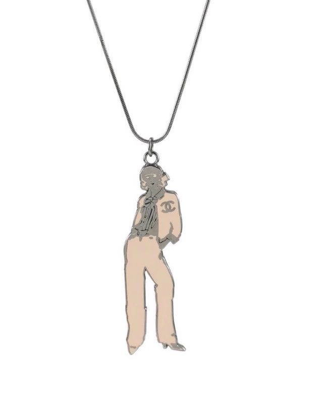 Chanel Chanel 03P Coco Mademoiselle Figural Pendant Necklace Size ONE SIZE - 1 Thumbnail