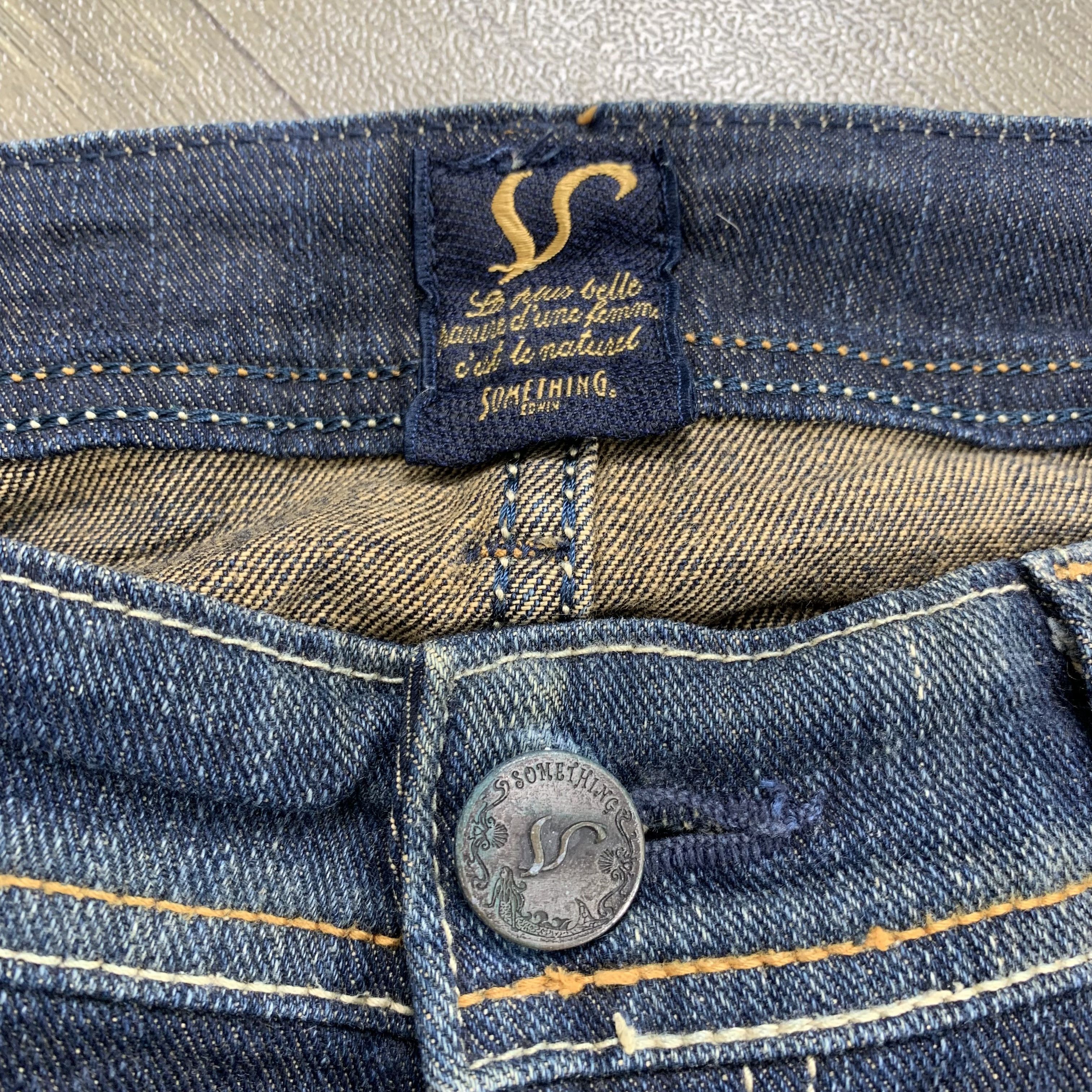 If Six Was Nine Edwin Something Bootcut Flared Jeans Lgb Gothic Style Size US 30 / EU 46 - 6 Thumbnail