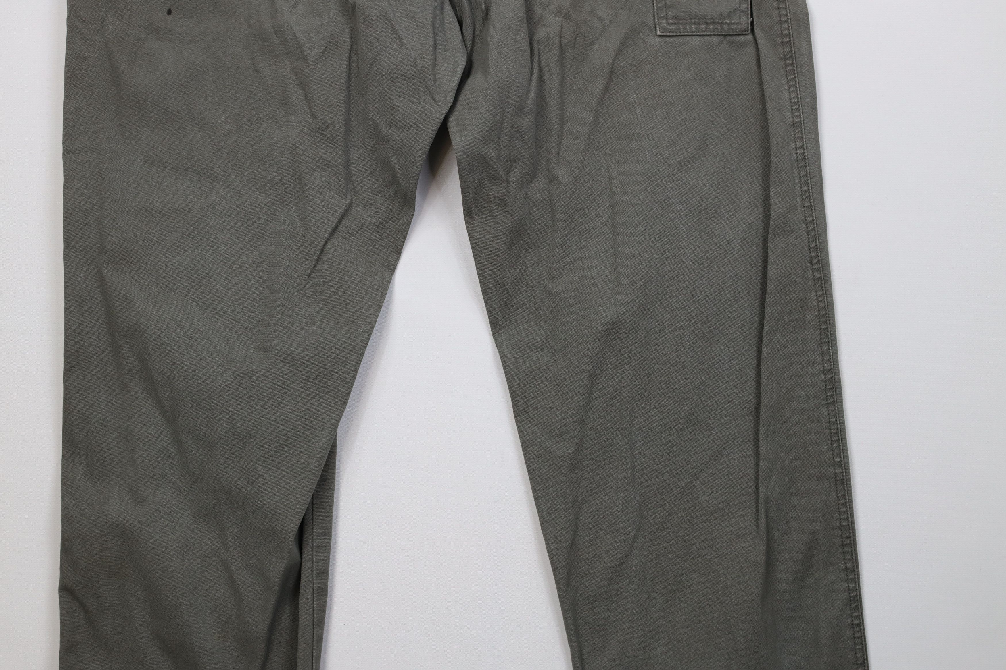 Cabelas Vintage Cabelas Baggy Wide Leg Cargo Pants Green Cotton Size US 38 / EU 54 - 14 Thumbnail