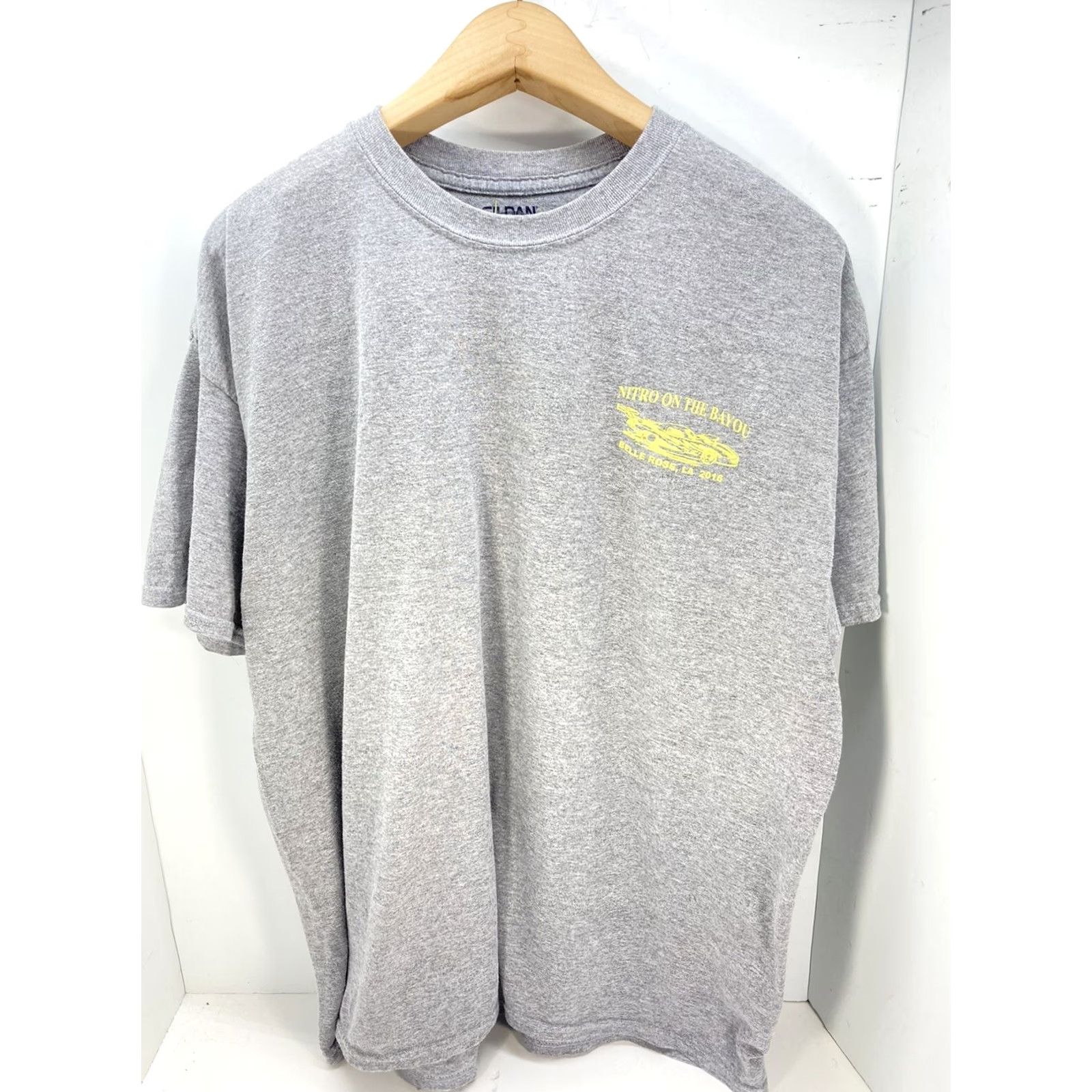 Vintage Nitro On Bayou Drag Race 2016 T Shirt Gray Men 2XL Double-Sided Belle Rose LA Size US XXL / EU 58 / 5 - 6 Thumbnail